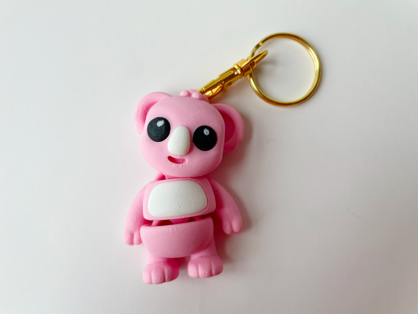 Pink Koala Flexi Toy Figurine for Tactile Learning Play!