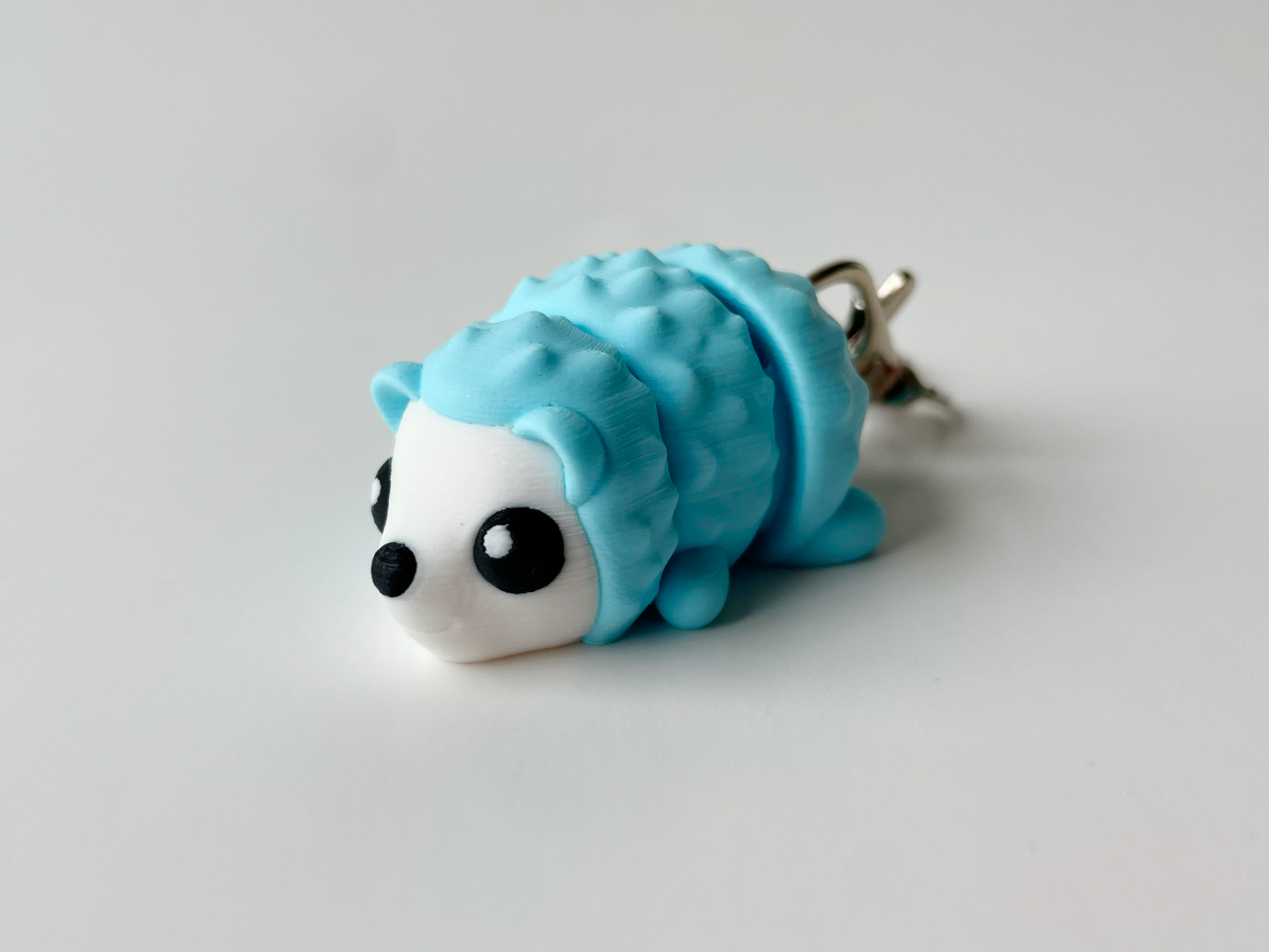 Blue Hedgehog Flexi Toy Figurine for Tactile Learning Play!