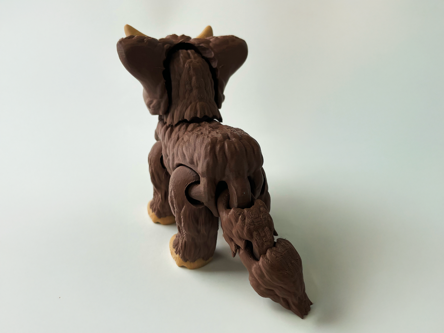 Daisy, the Brown Posable Mountain Cow
