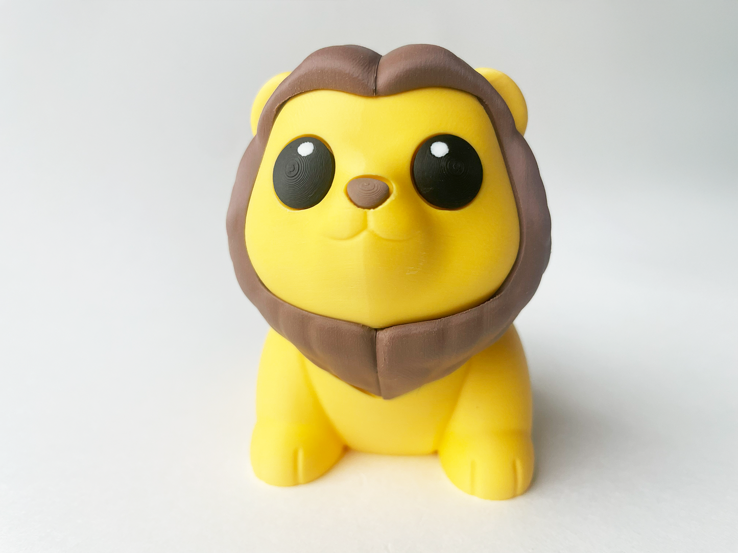 ZOU's Lion Fidget Toy - High-Quality 3D-Printed Articulated Buddy with Tiki-Taka Noise for Indoor and Outdoor Play & Stress Relief