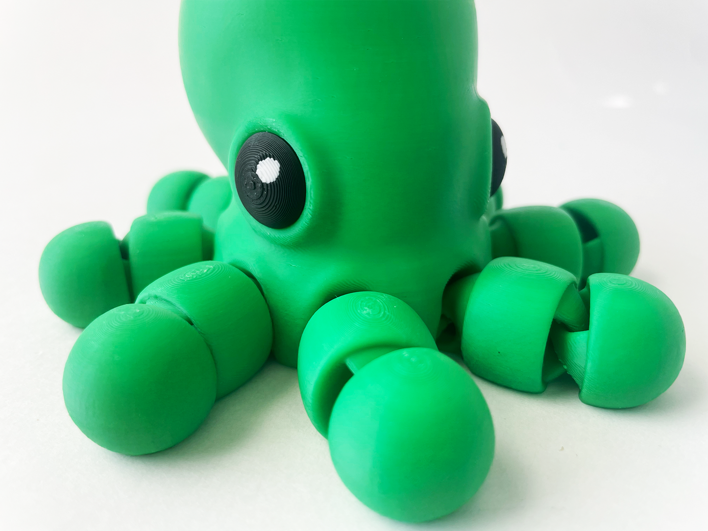 Ben's BIG Green Octopus Premium Toy for Fun Marine Animal Pretend Play and Tactile STEM Learning