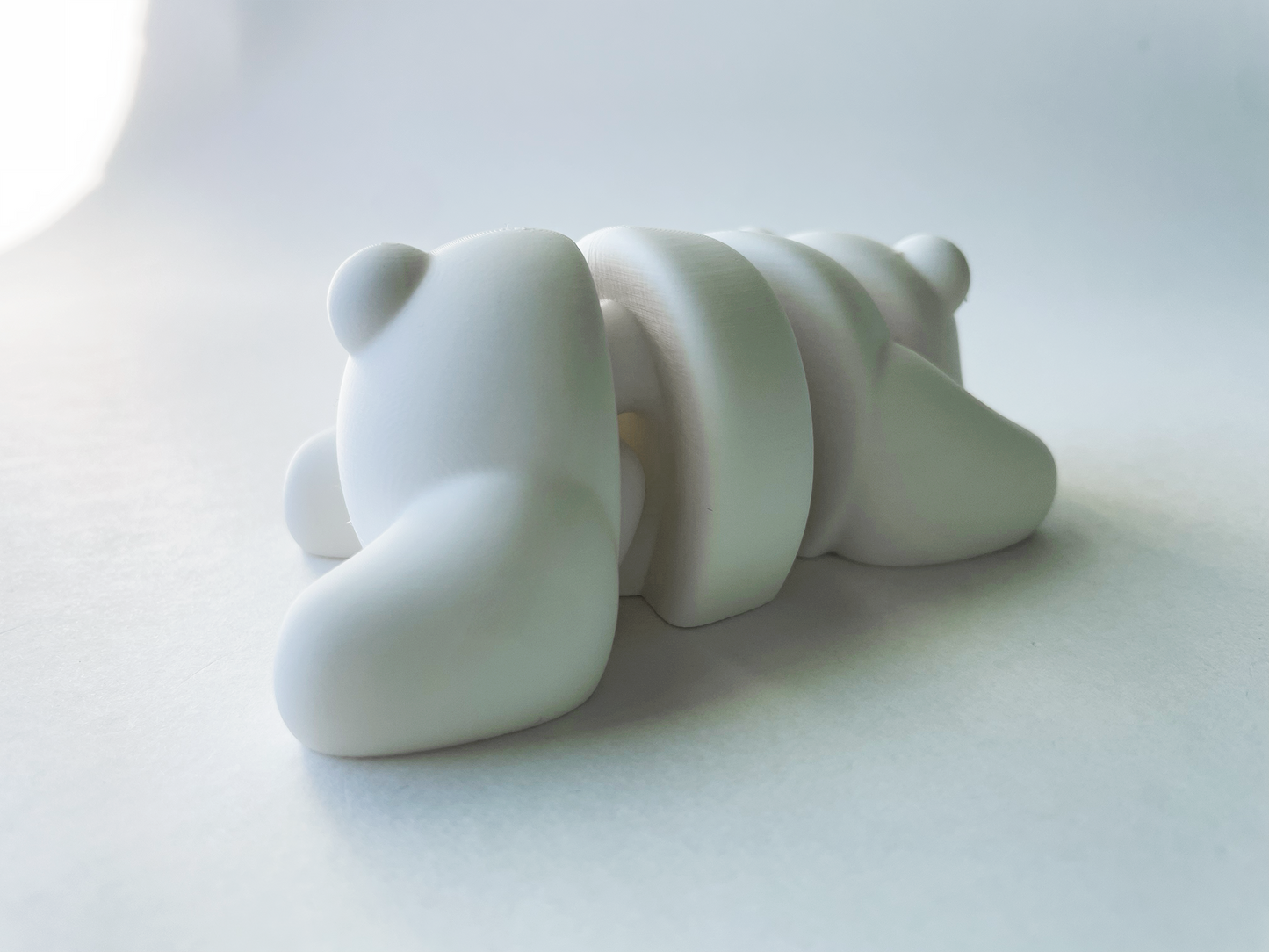 Baby White Bear Premium Toy for Pretend Tactile Nature Loving STEM Learning and Play