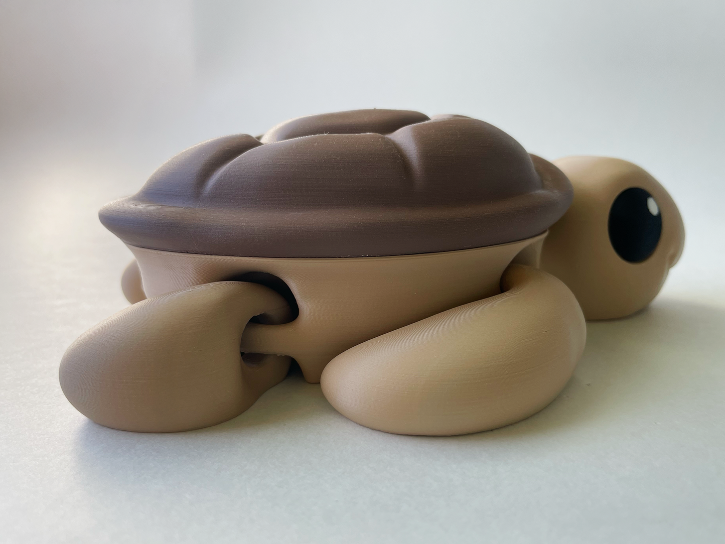 Larry the Large Brown Sea Turtle Premium Toy for Fun Marine Animal Pretend Play and Tactile STEM Learning