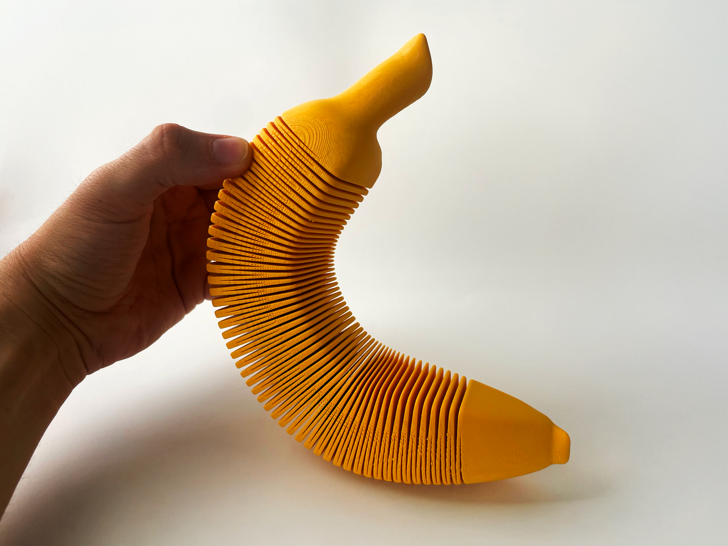 JUMBO Flexi Banana Fidget Toy for Pretend Tactile STEM Play