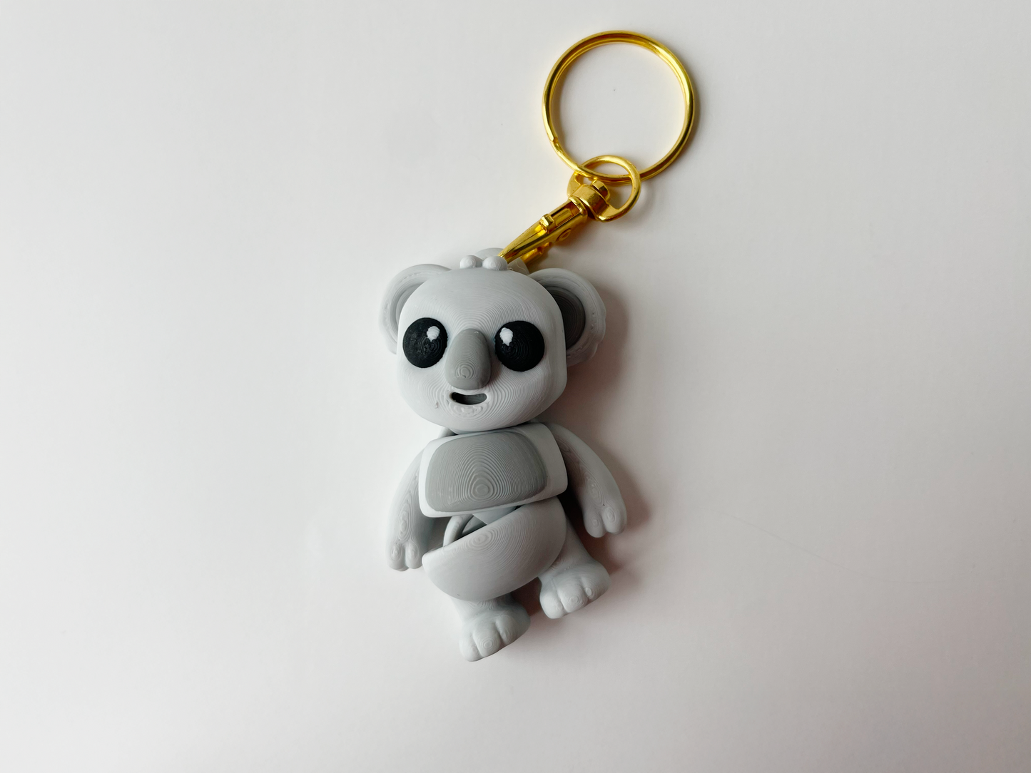 Classic Grey Koala Flexi Toy Figurine for Tactile Learning Play!
