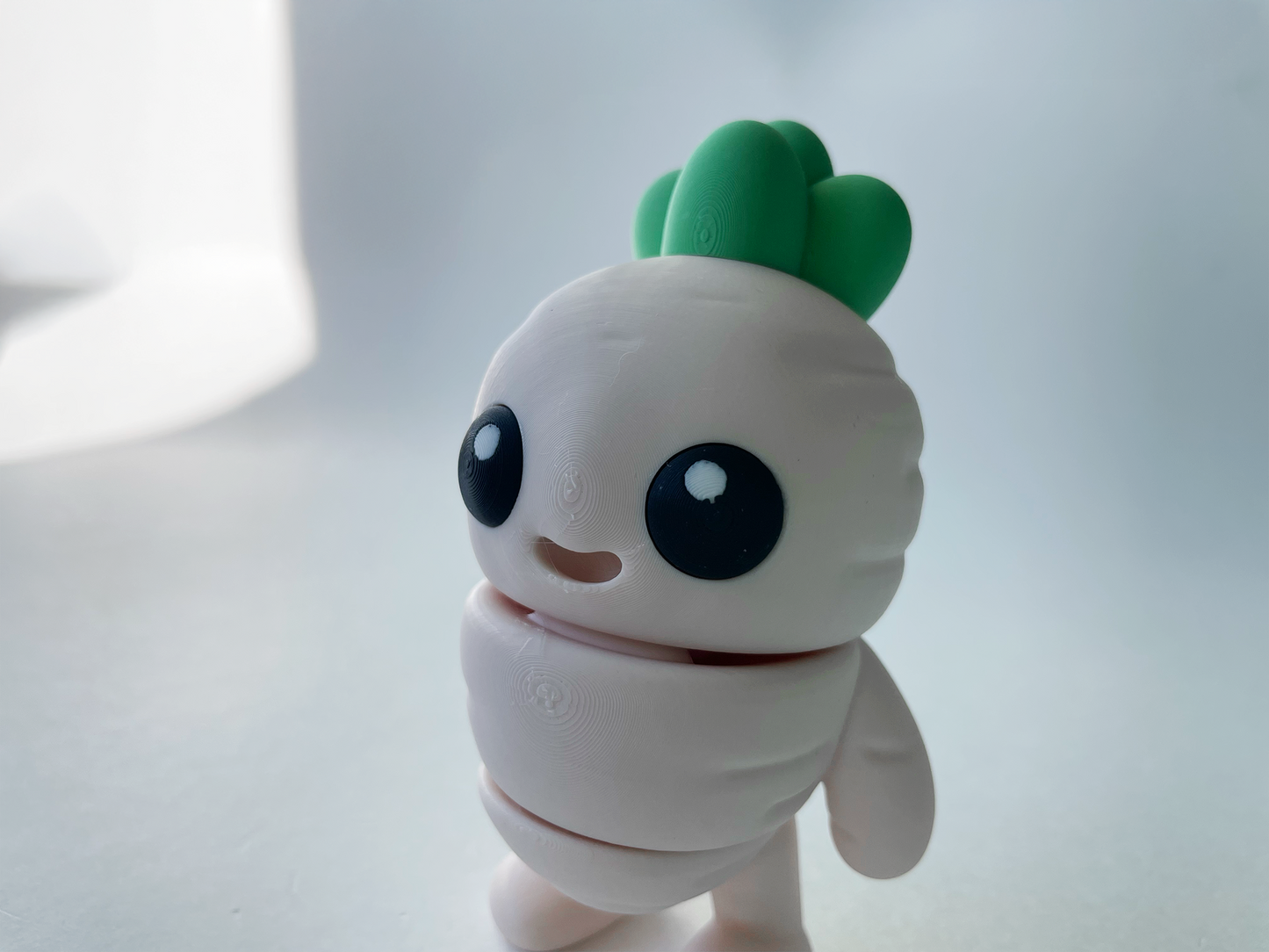 Beige Carrot Guy Premium Toy for Pretend, Tactile, Veggie STEM Learning and Play