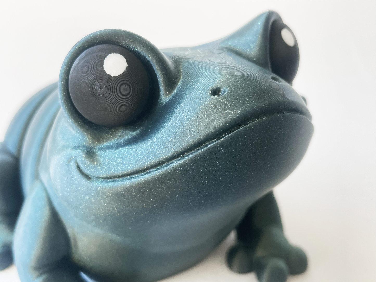 ZOU's BIG Galaxy Frog Fidget Toy - Large High-Quality 3D Printed Articulated Froggy for Indoor & Outdoor & Stress Relief Play
