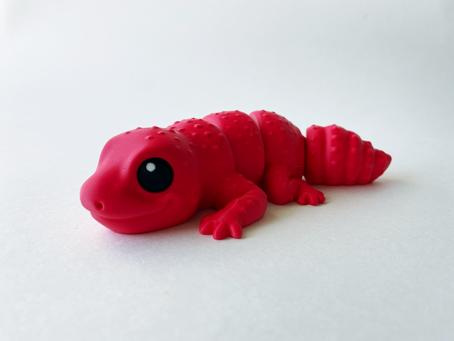 Red Desert Gecko Fidget Toy for Pretend Play and STEM Learning