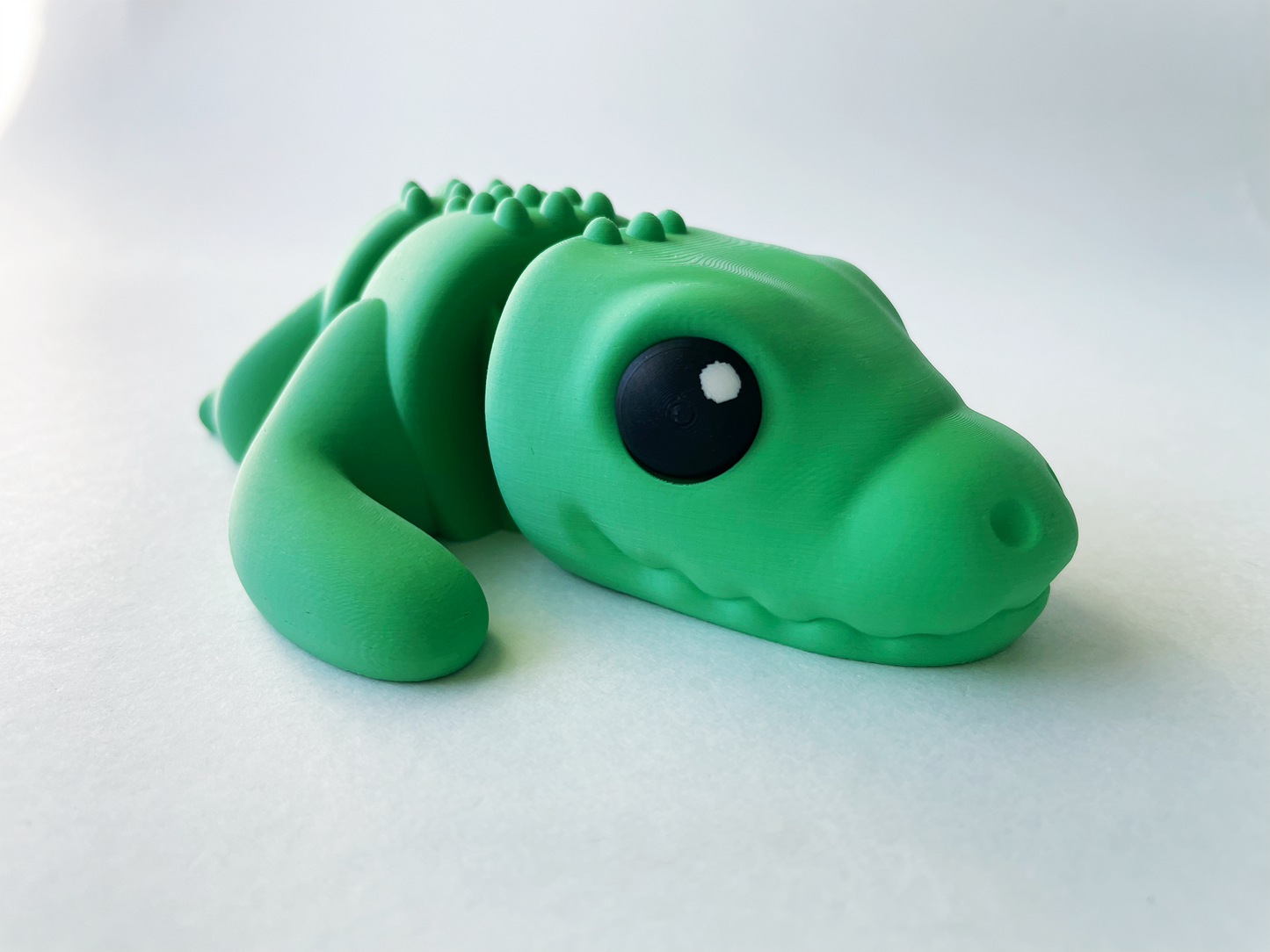 Green Crocodile Premium Large Toy for Tactile Safari Lovers Pretend Play Toy for STEM Learning Kids