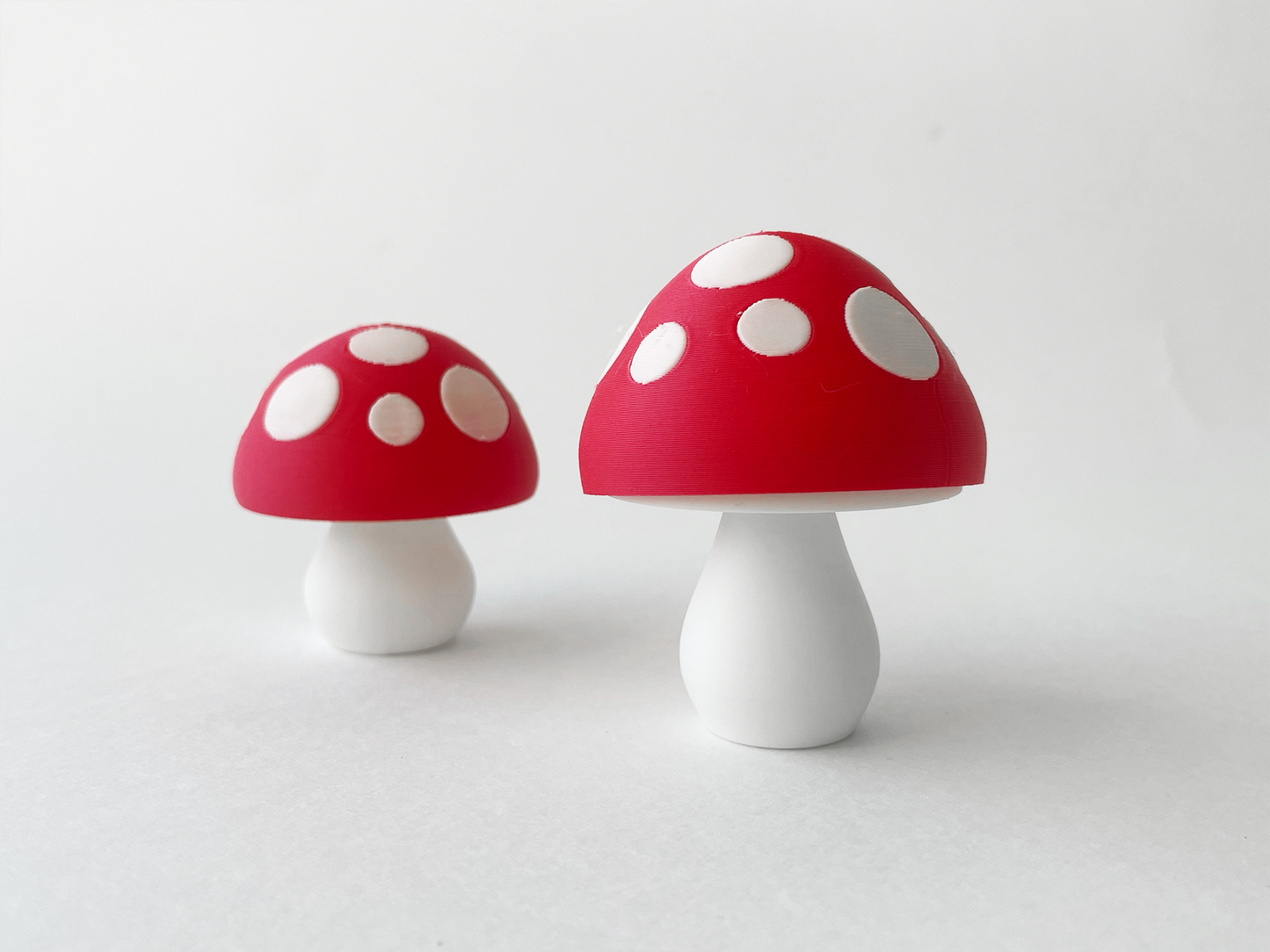 Mom’s Bouncy Mushrooms Fidget Toy Small and Large- - High-Quality 3D Printed Articulated Bouncy Mushrooms for Tabletop Tactile Play