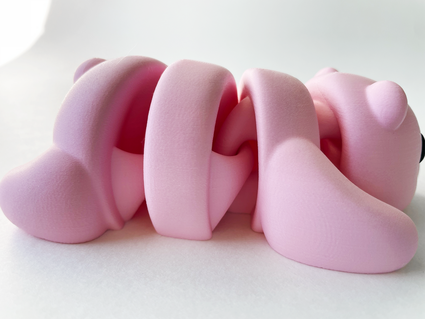 Baby Pink Bear Premium Toy for Pretend Tactile Nature Loving STEM Learning and Play