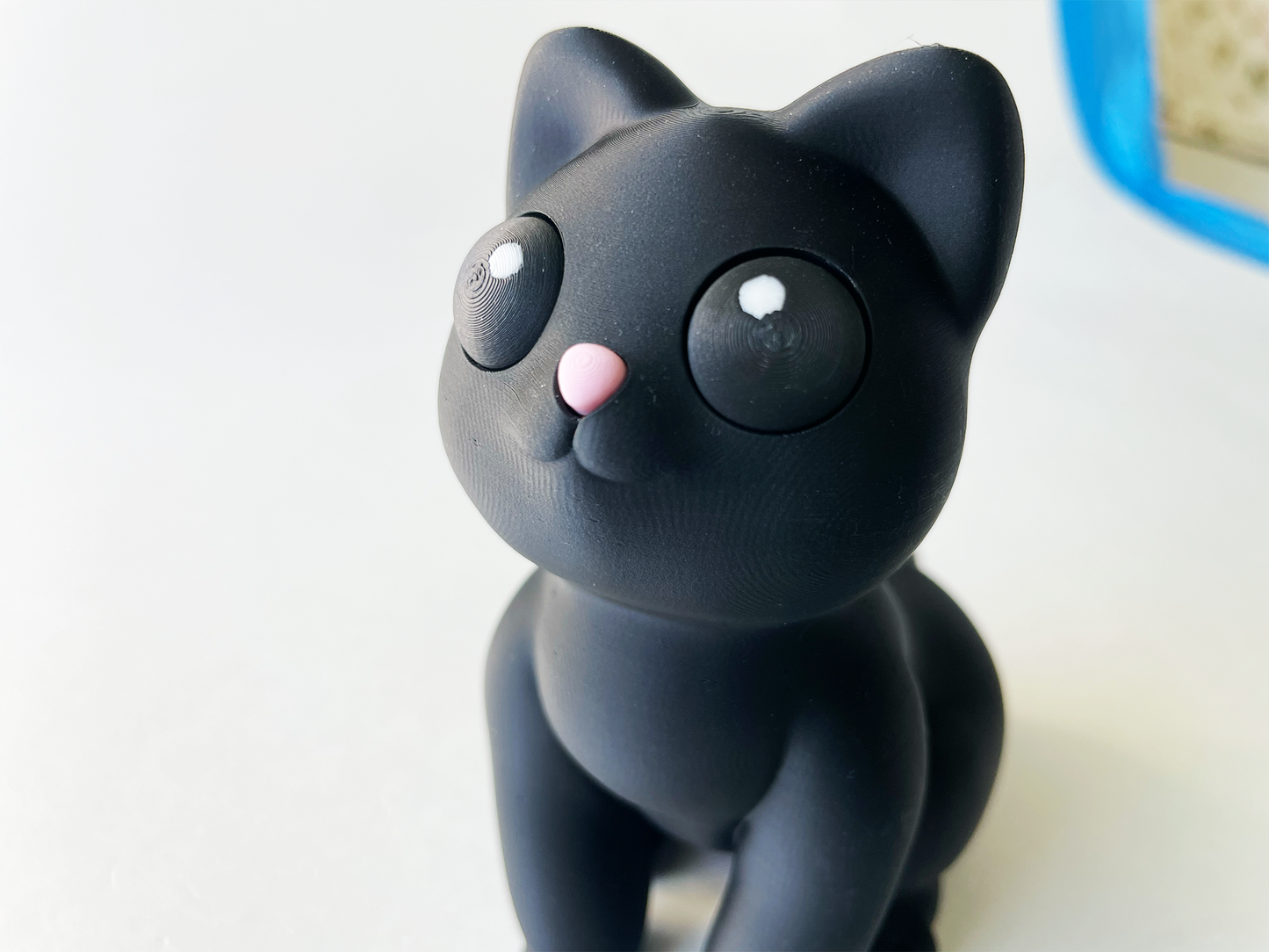 Black Cat Figurine Desk Toy
