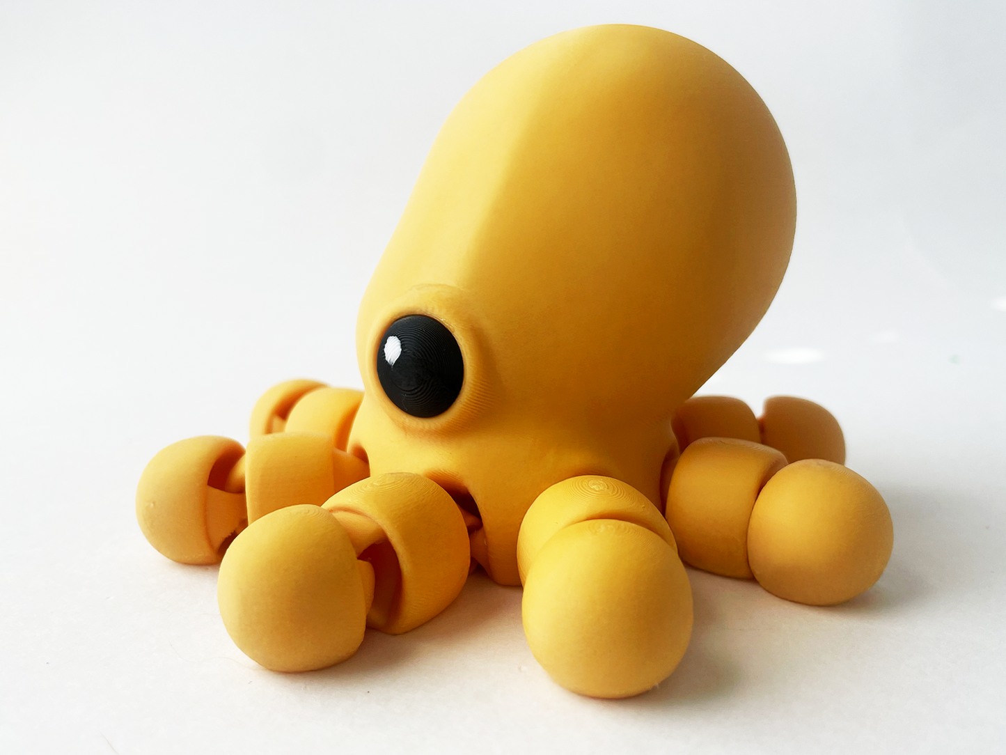 Ben's BIG Yellow Octopus Premium Toy for Fun Marine Animal Pretend Play and Tactile STEM Learning