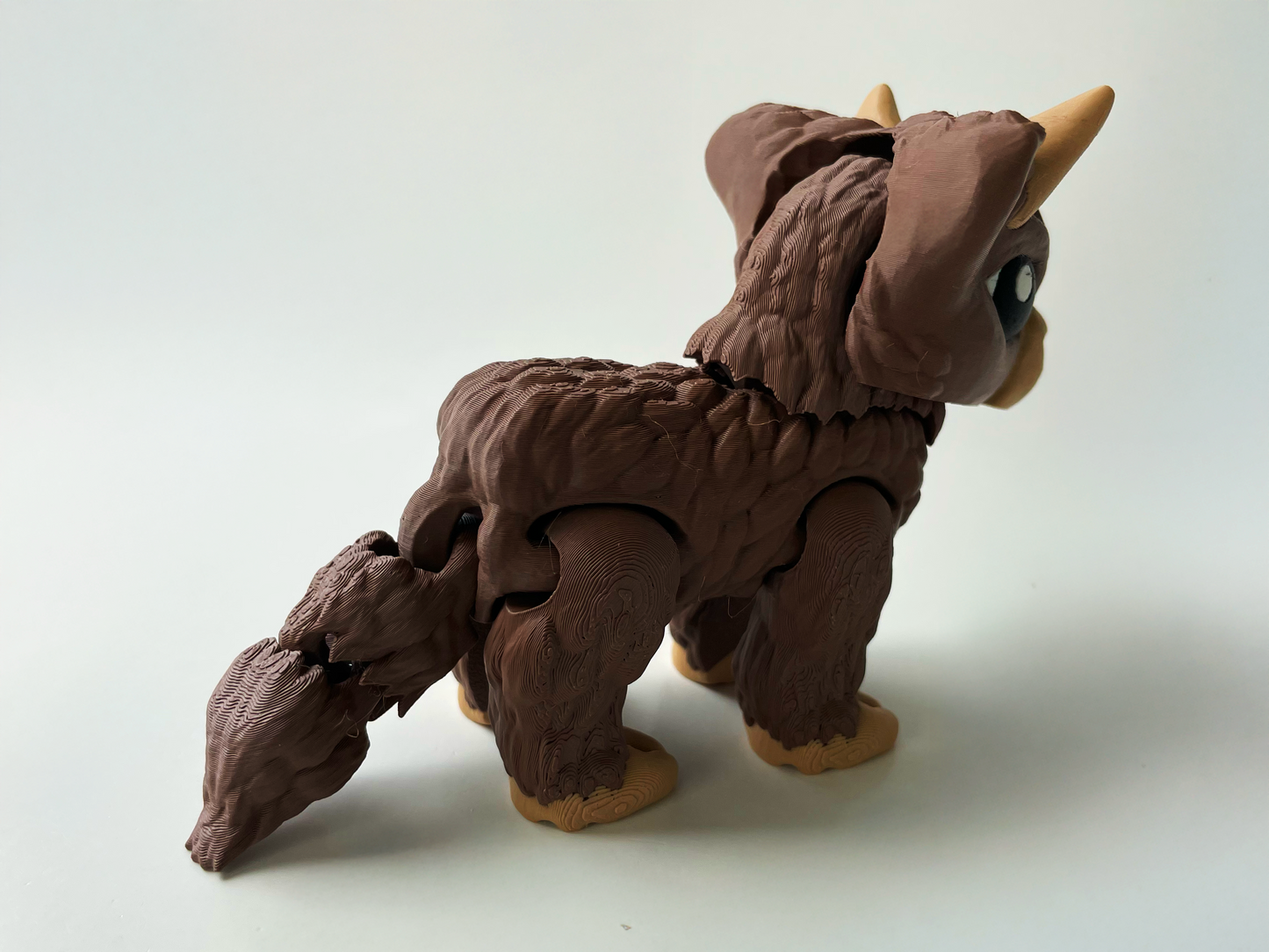 Daisy, the Brown Posable Mountain Cow