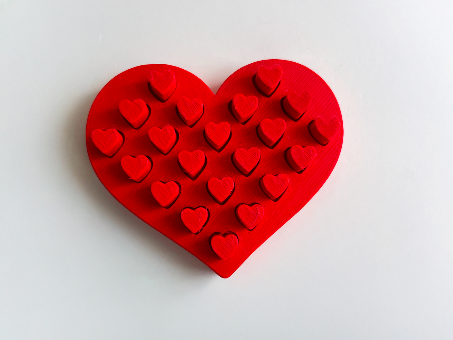 Mom’s Tactile Red Heart Fidget Toy for Pretend Loving Play