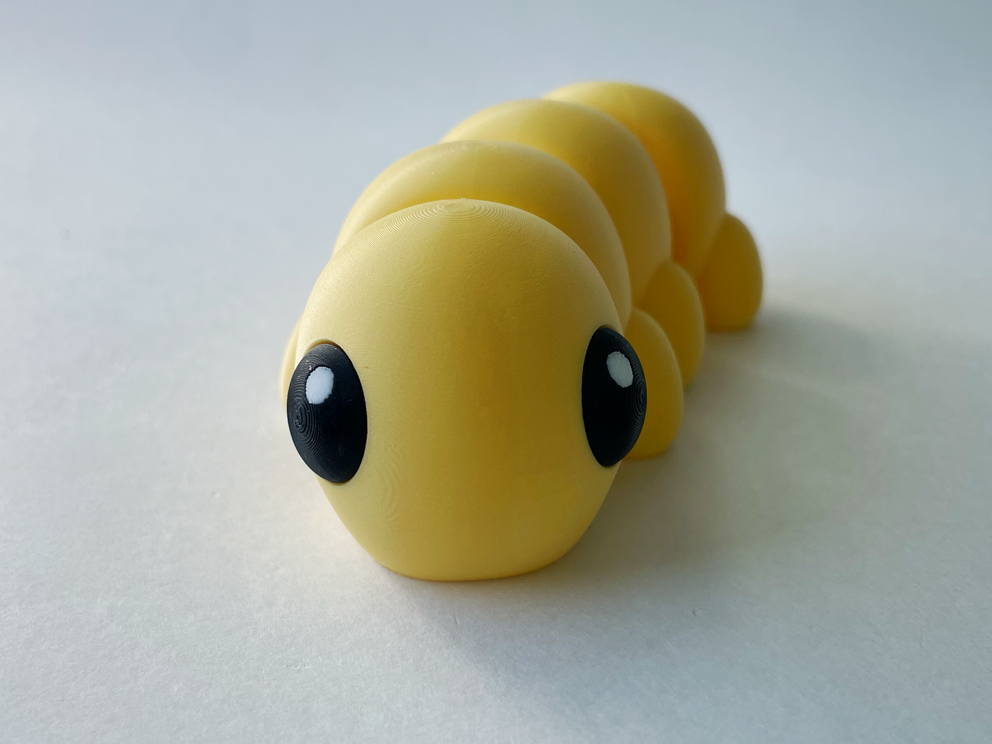 Yellow Caterpillar Premium Toy for Pretend, Tactile, Insect STEM Learning and Play