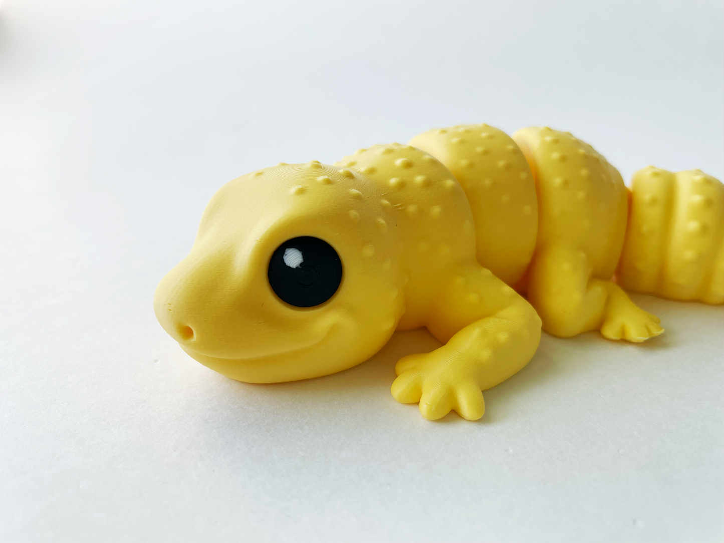 Yellow Desert Gecko Fidget Toy for Pretend Play and STEM Learning