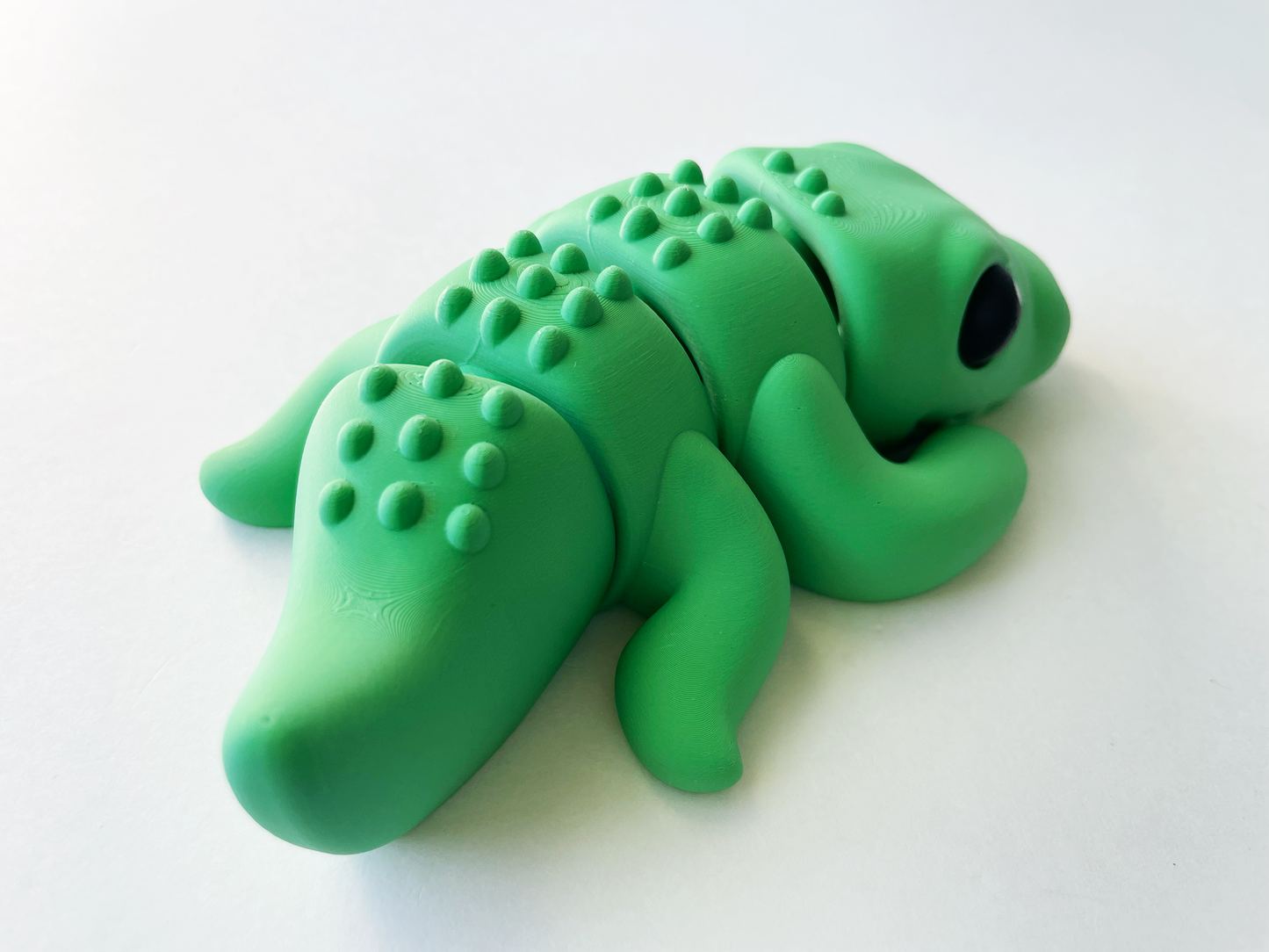 Green Crocodile Premium Large Toy for Tactile Safari Lovers Pretend Play Toy for STEM Learning Kids