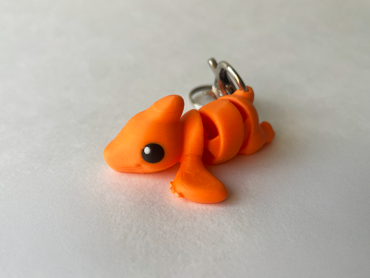 Orange Pterodactyl Dinosaur Flexi Toy Figurine for STEM Learning Play!