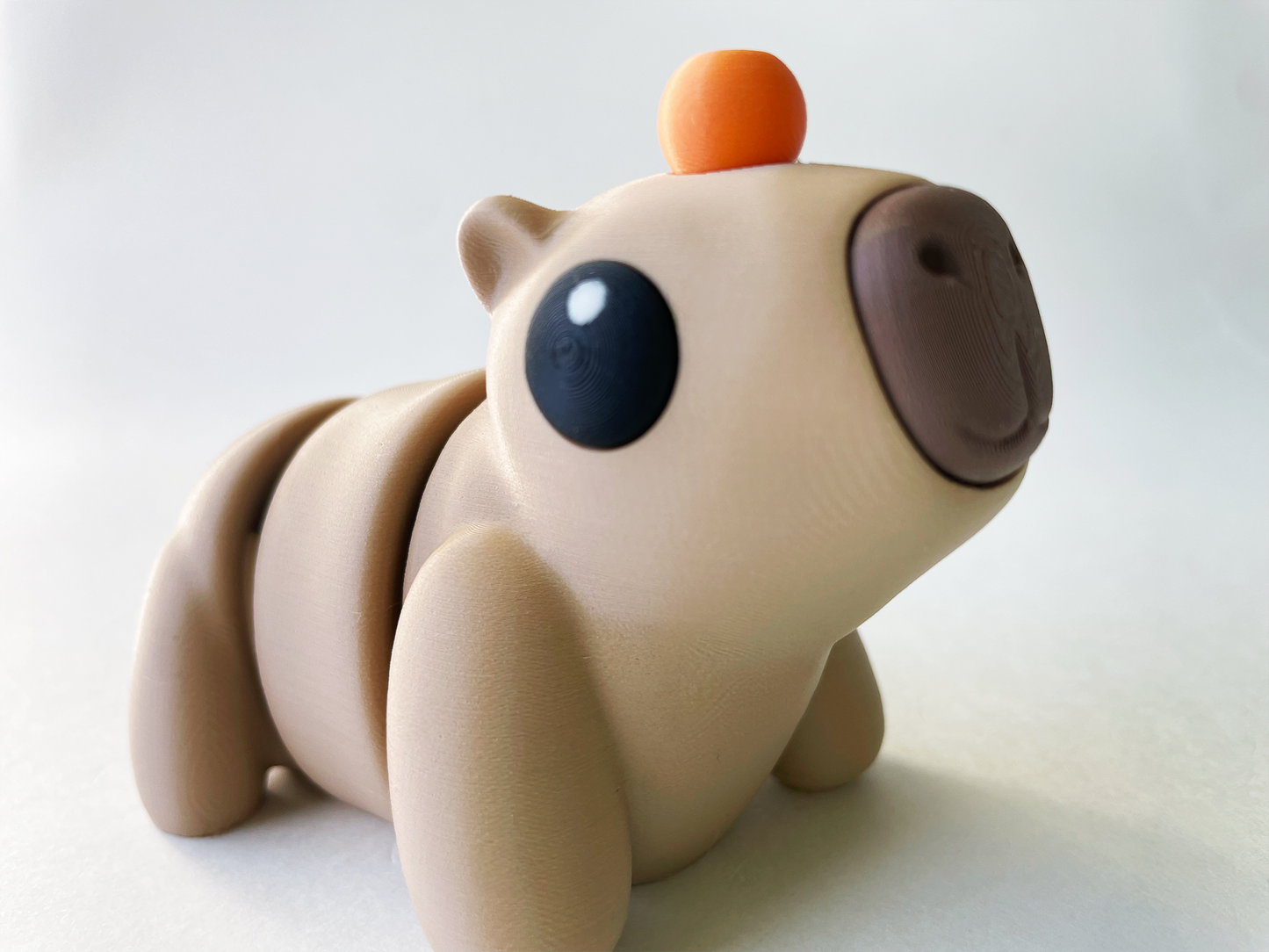 Latte Brown Capybara Fidget Toy for Pretend Play and STEM Learning for Kids
