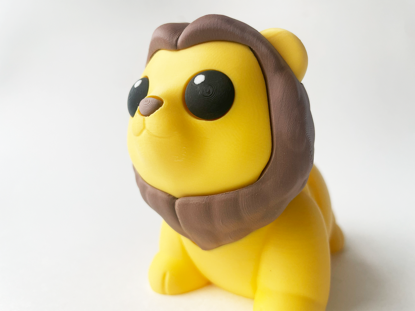 ZOU's Lion Fidget Toy - High-Quality 3D-Printed Articulated Buddy with Tiki-Taka Noise for Indoor and Outdoor Play & Stress Relief