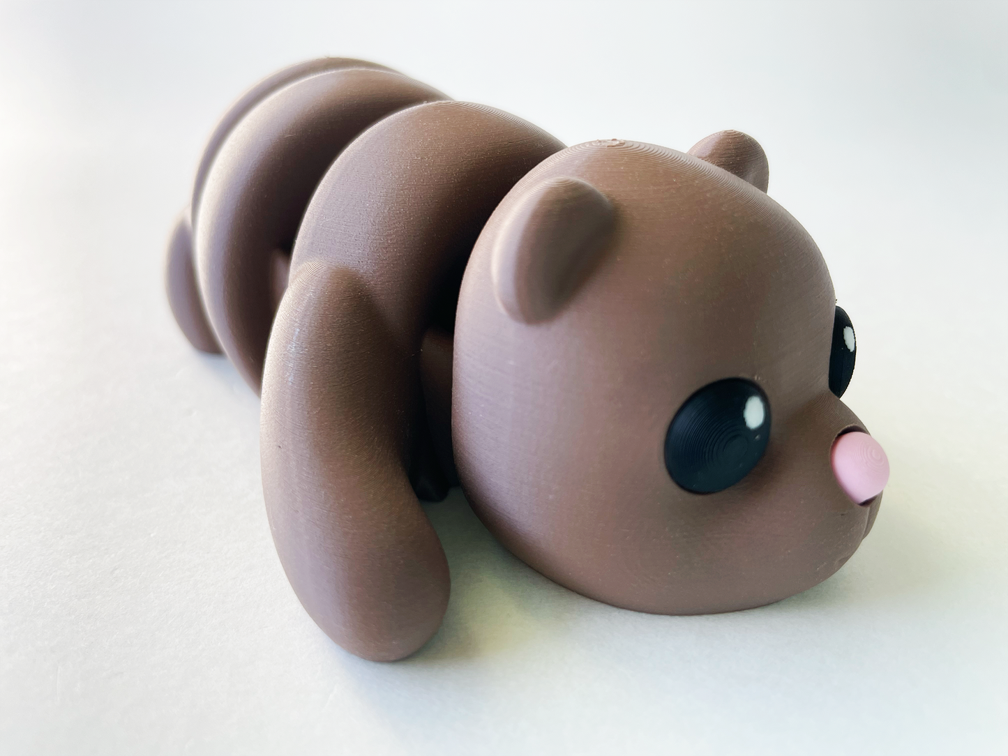 Baby Brown Bear Premium Toy for Pretend Tactile Nature Loving STEM Learning and Play