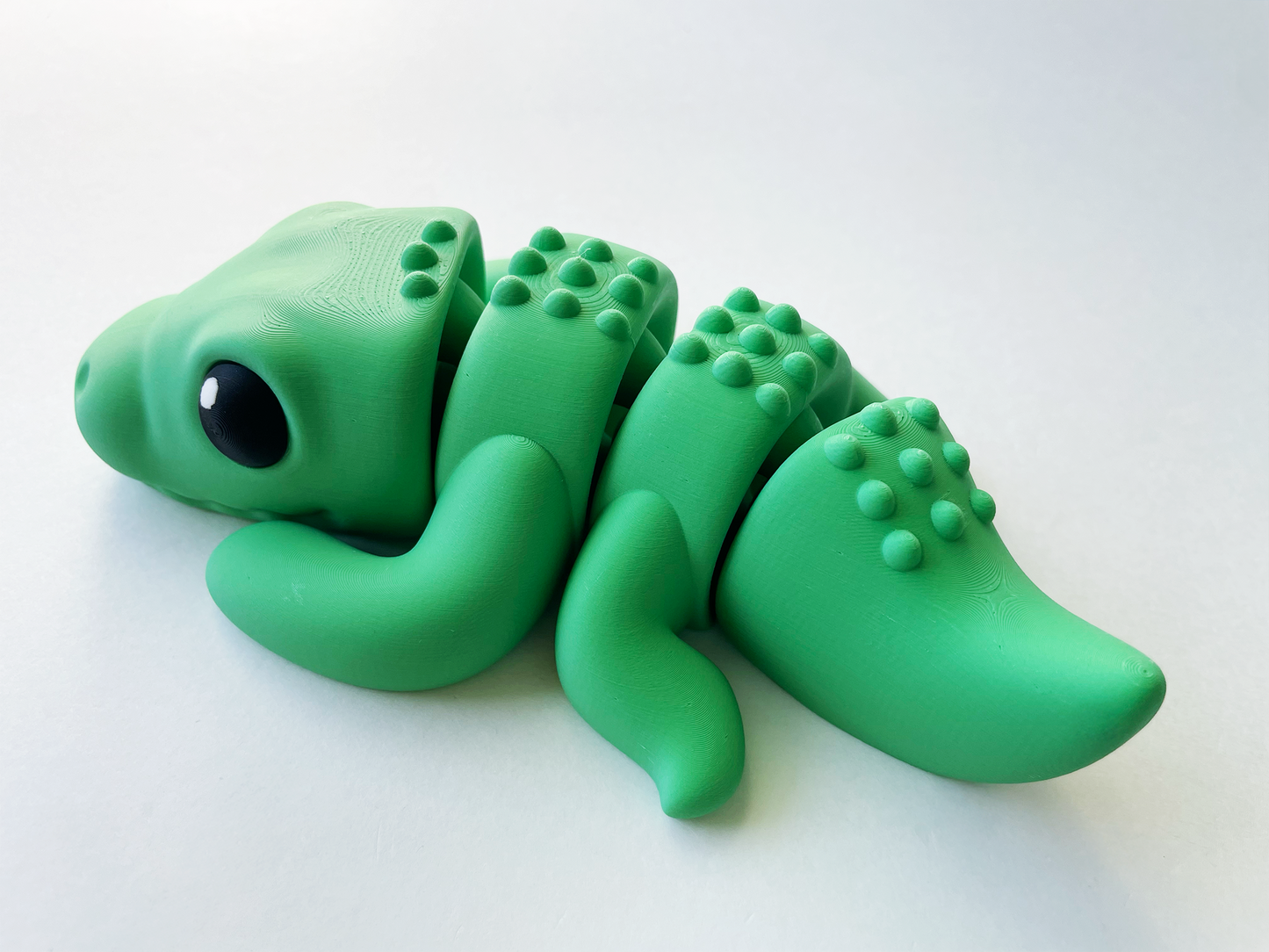 Green Crocodile Premium Large Toy for Tactile Safari Lovers Pretend Play Toy for STEM Learning Kids