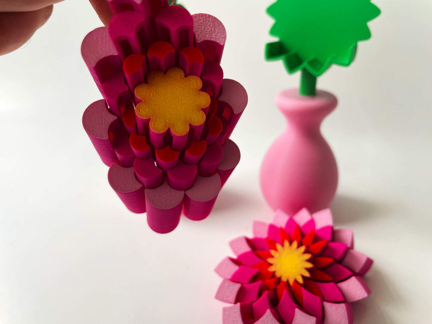 Fidget Flowers with Vase