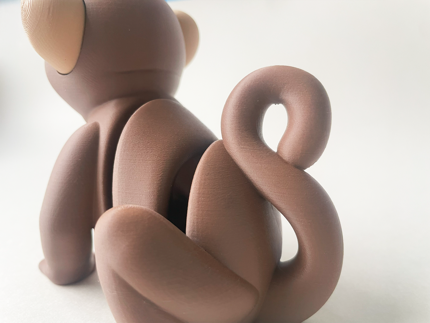 ZOU's Crazy Monkey Fidget Toy - High-Quality 3D-Printed Articulated Buddy with Tiki-Taka Noise for Indoor and Outdoor Play & Stress Relief