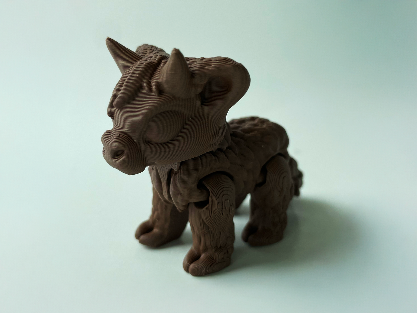 Daisy, the Brown Posable Mountain Cow