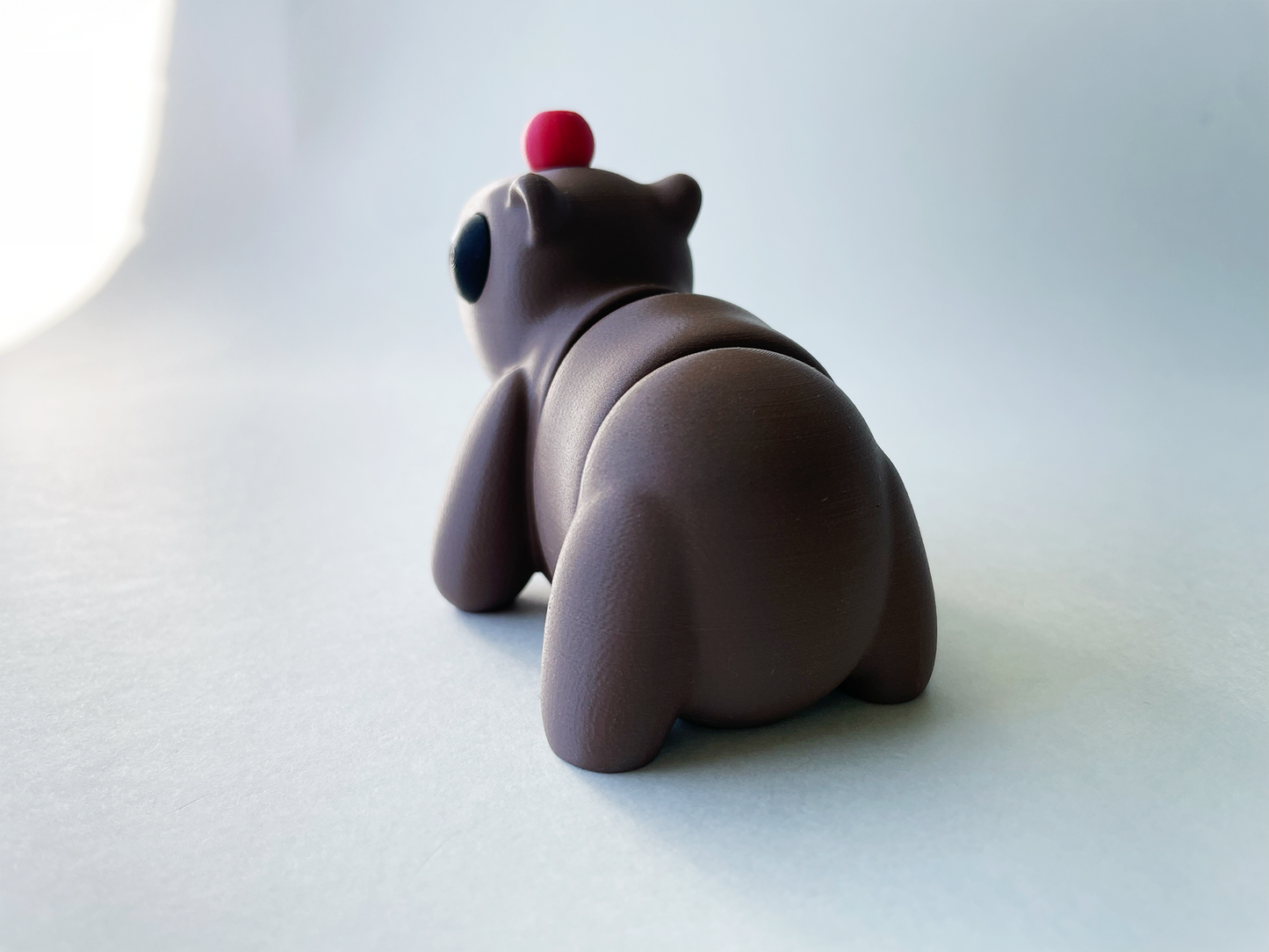 Chocolate Brown Capybara Fidget Toy for Pretend Play and STEM Learning for Kids