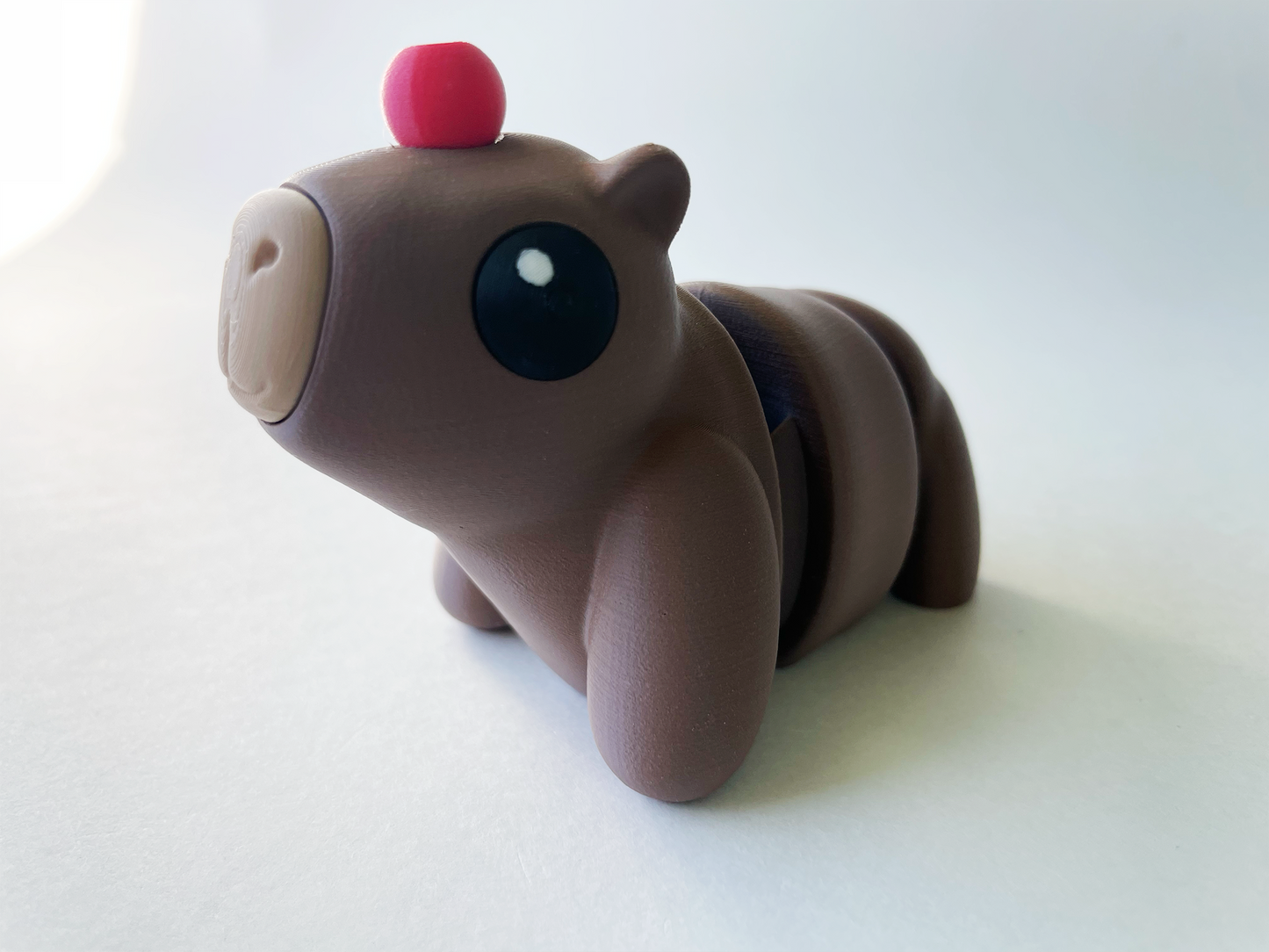 Chocolate Brown Capybara Fidget Toy for Pretend Play and STEM Learning for Kids