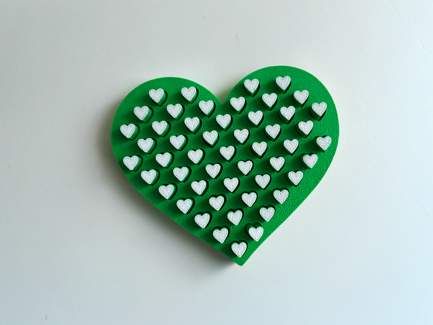 Mom’s Tactile Green Heart Fidget Toy for Pretend Loving Play