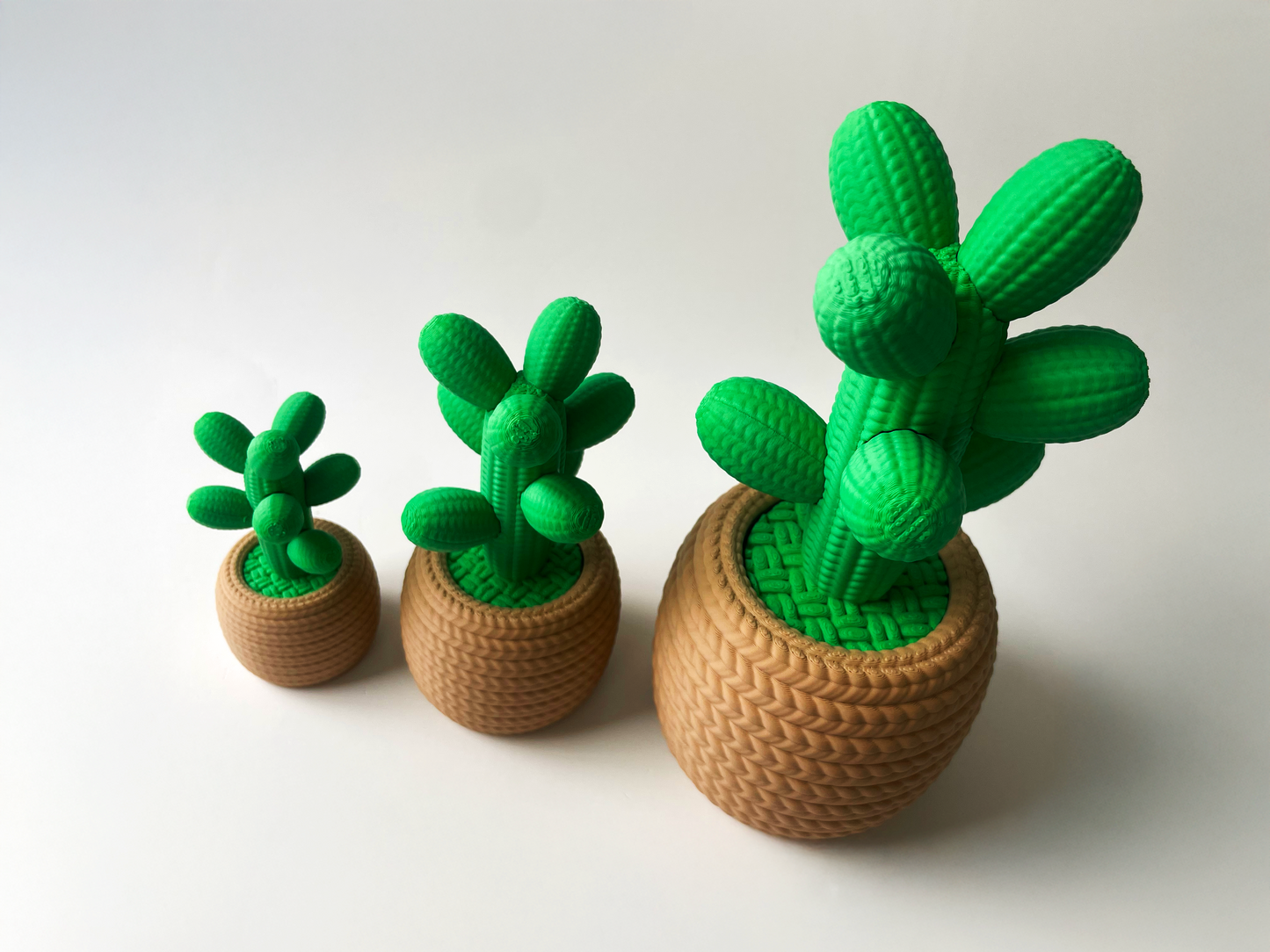 Cute Love Cactus Desktop Decor For Lovers and Friends