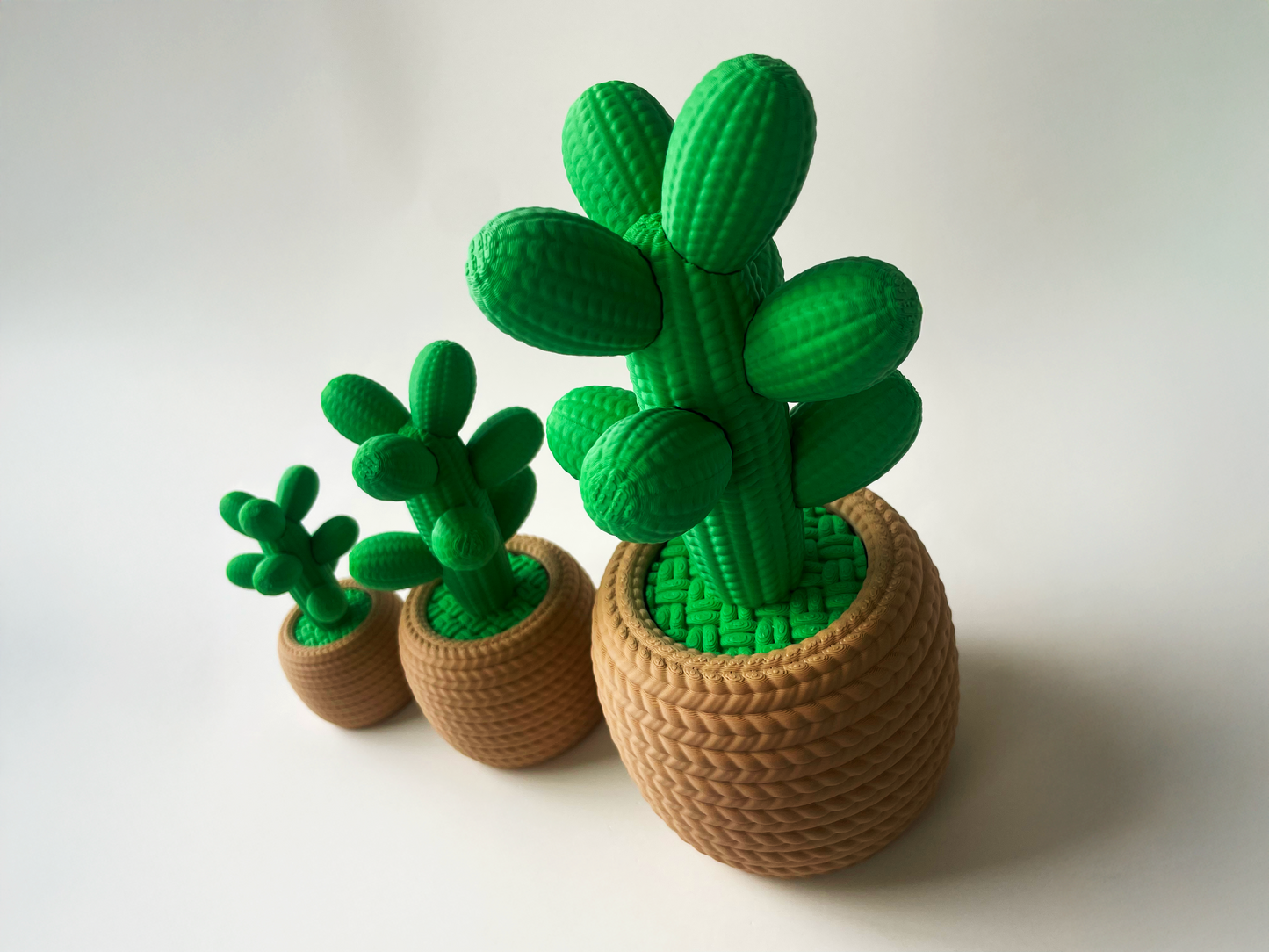Cute Love Cactus Desktop Decor For Lovers and Friends