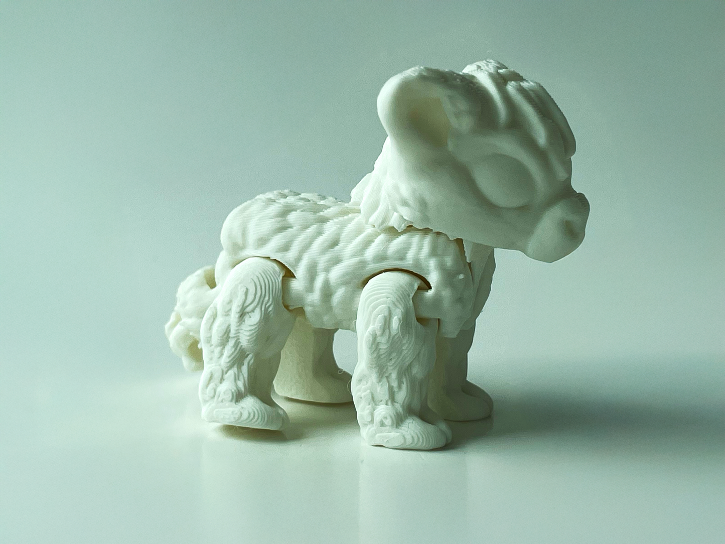 Daisy, the Black & White Posable Mountain Cow