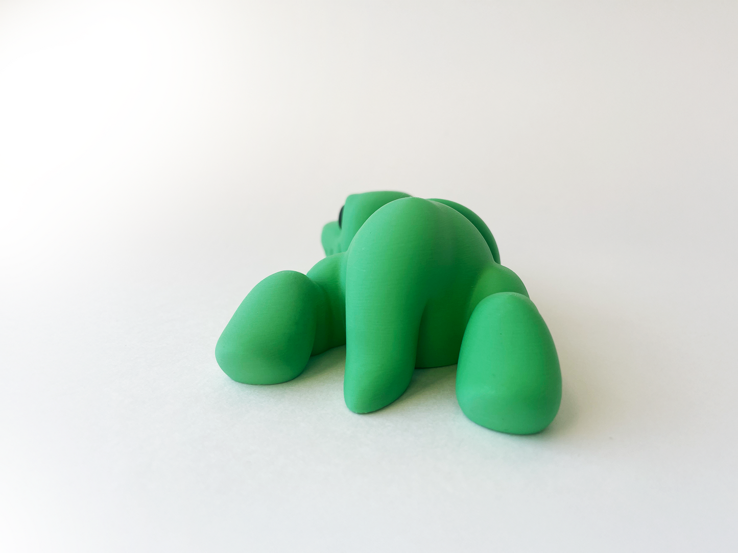 ZOU's Green T-Rex Dino Fidget Toy - Medium High-Quality 3D-Printed Articulated Buddy with Tiki-Taka Noise for Indoor and Outdoor Play & Stress Relief