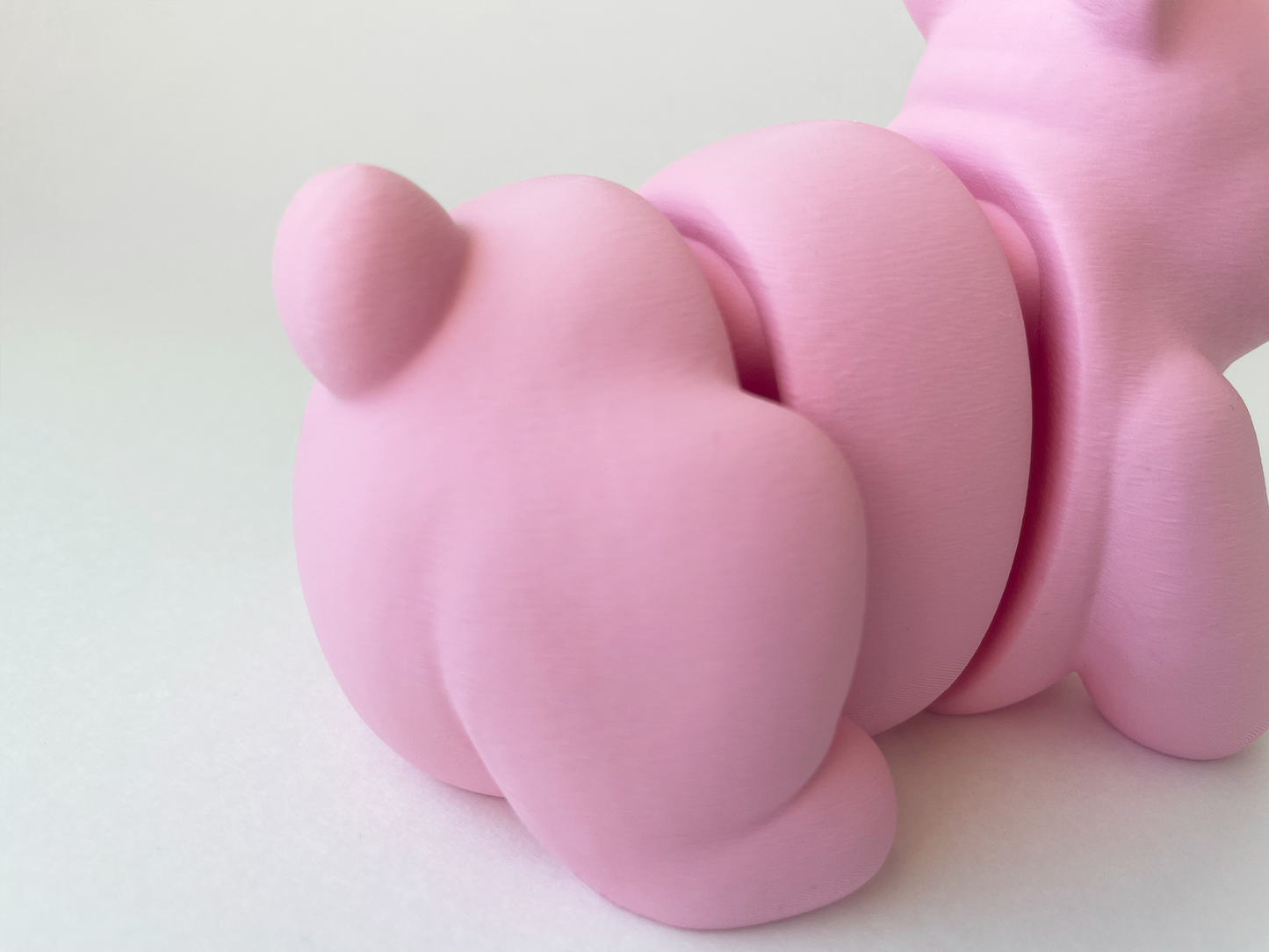 Easter's Pink Bunny Fidget Toy - Medium High-Quality 3D-Printed Articulated Buddy with Tiki-Taka Noise for Indoor and Outdoor Play & Stress Relief