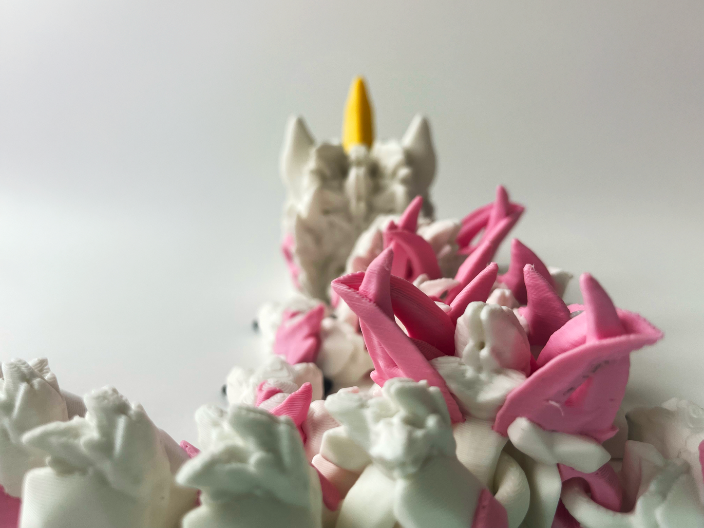 3D Printed Unicorn Dragon: Cinderwing3D Fantasy Creature