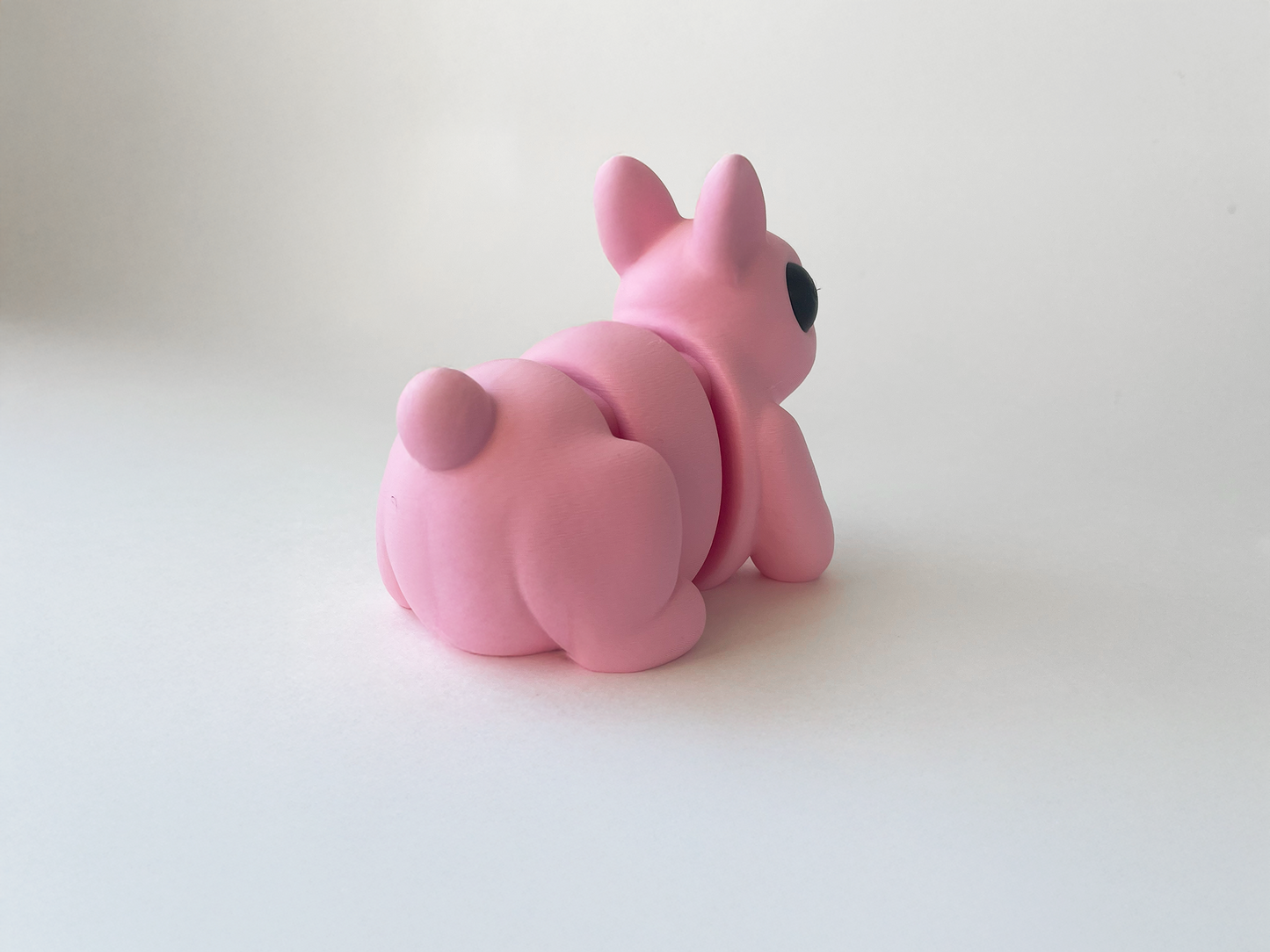 Easter's Pink Bunny Fidget Toy - Medium High-Quality 3D-Printed Articulated Buddy with Tiki-Taka Noise for Indoor and Outdoor Play & Stress Relief