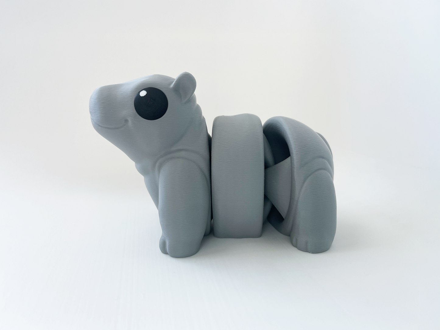 Benny's Chunky Hippo Fidget Toy- - High-Quality 3D Printed Articulated Hippopotamus for Tabletop Tactile Play & Stress Relief