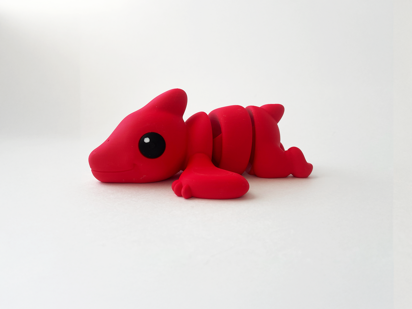 Zou's Red Pterodactyl Fidget Toy- - High-Quality 3D Printed Articulated Pterodactyl for Tabletop Tactile Play & Stress Relief