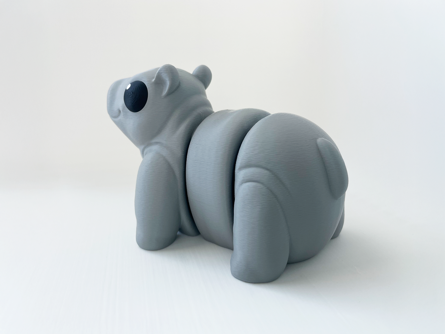 Benny's Chunky Hippo Fidget Toy- - High-Quality 3D Printed Articulated Hippopotamus for Tabletop Tactile Play & Stress Relief