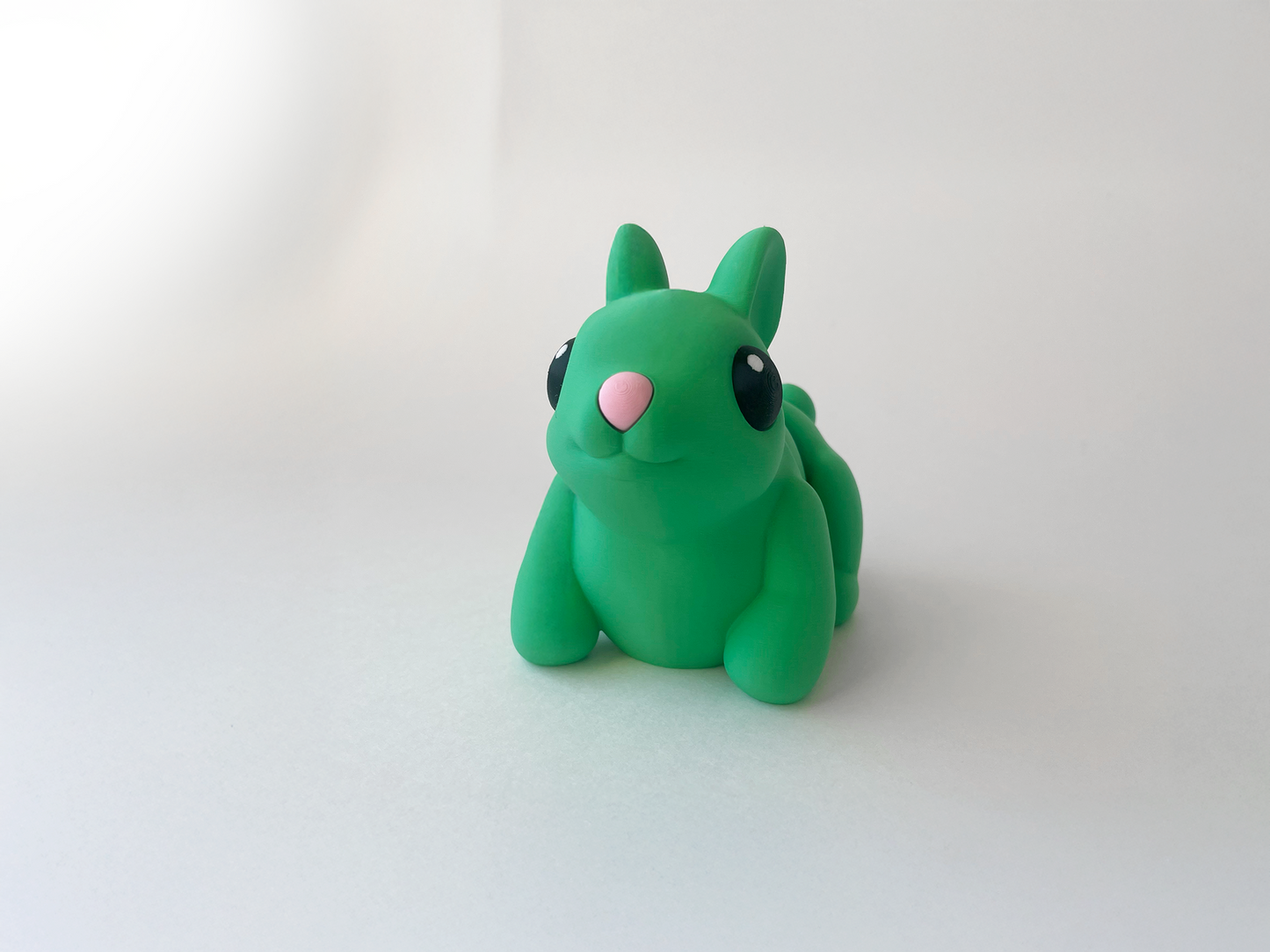 Easter's Green Bunny Fidget Toy - Medium High-Quality 3D-Printed Articulated Buddy with Tiki-Taka Noise for Indoor and Outdoor Play & Stress Relief