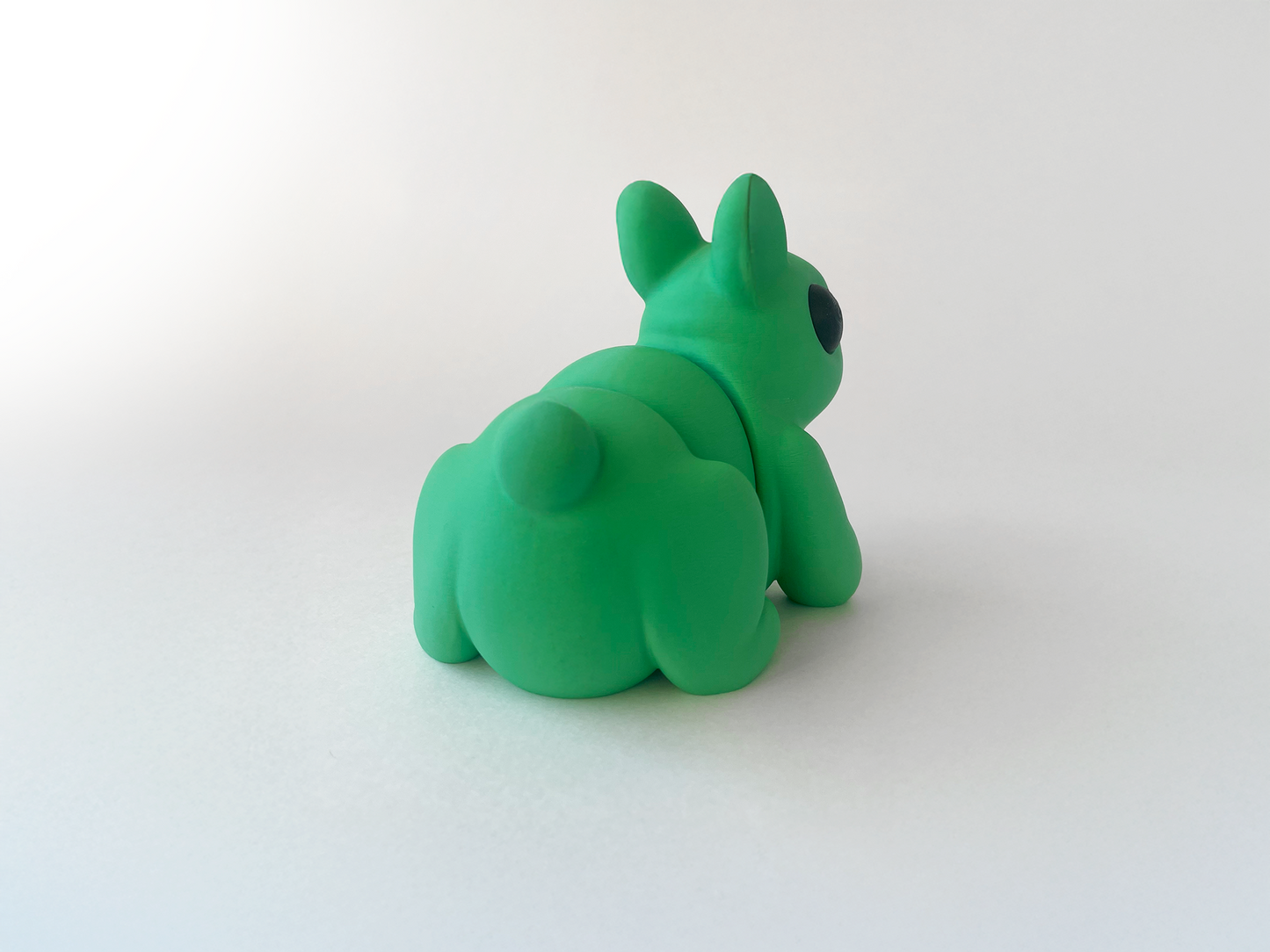 Easter's Green Bunny Fidget Toy - Medium High-Quality 3D-Printed Articulated Buddy with Tiki-Taka Noise for Indoor and Outdoor Play & Stress Relief