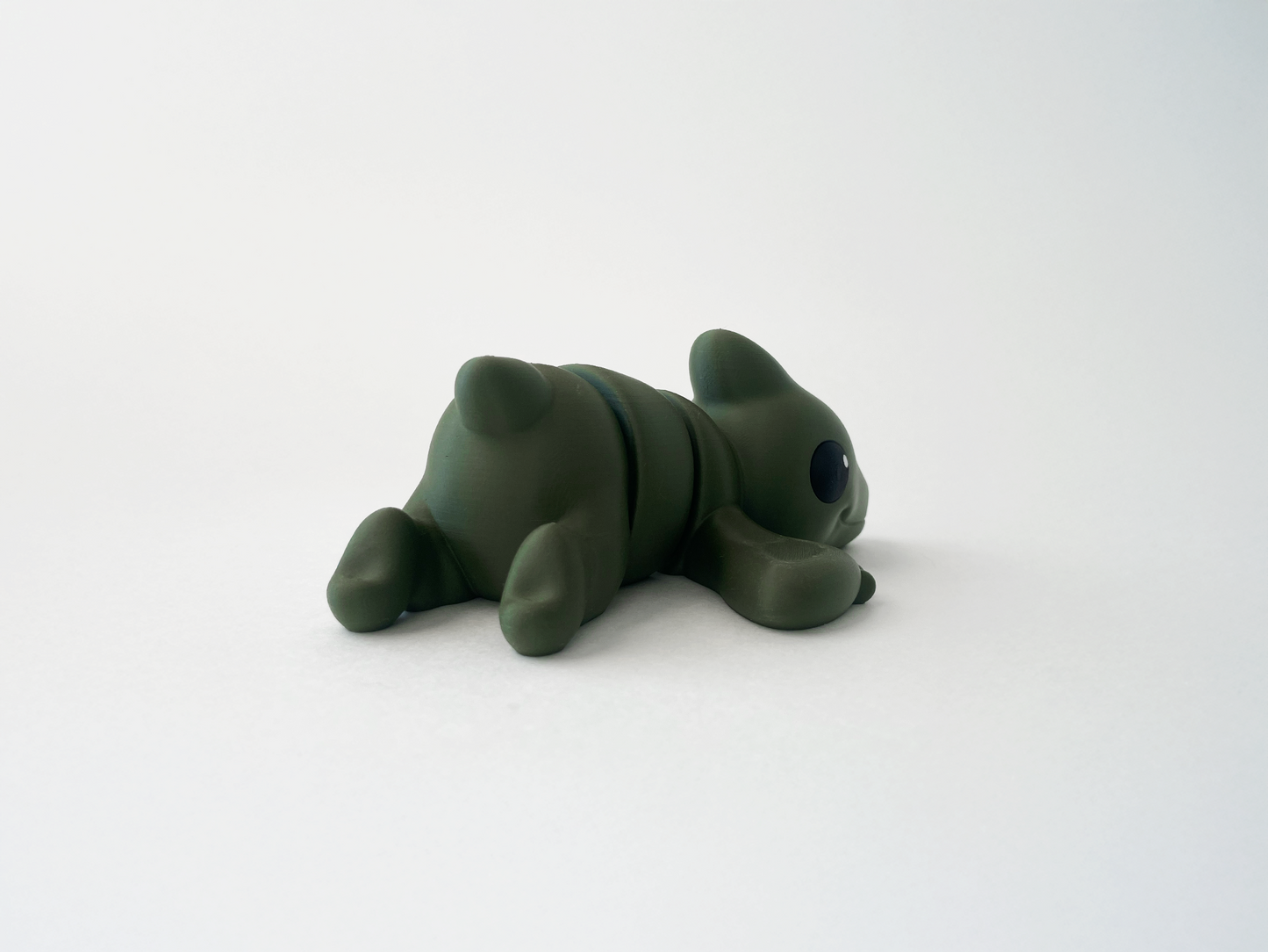 Zou's Dark Green Pterodactyl Fidget Toy- - High-Quality 3D Printed Articulated Pterodactyl for Tabletop Tactile Play & Stress Relief
