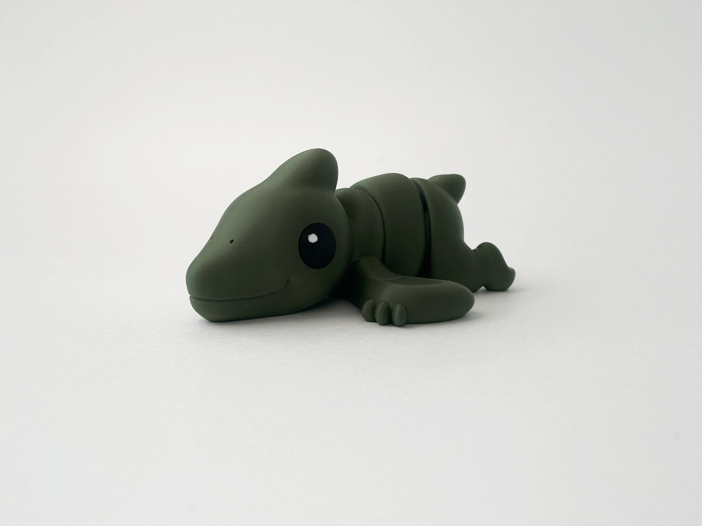 Zou's Dark Green Pterodactyl Fidget Toy- - High-Quality 3D Printed Articulated Pterodactyl for Tabletop Tactile Play & Stress Relief