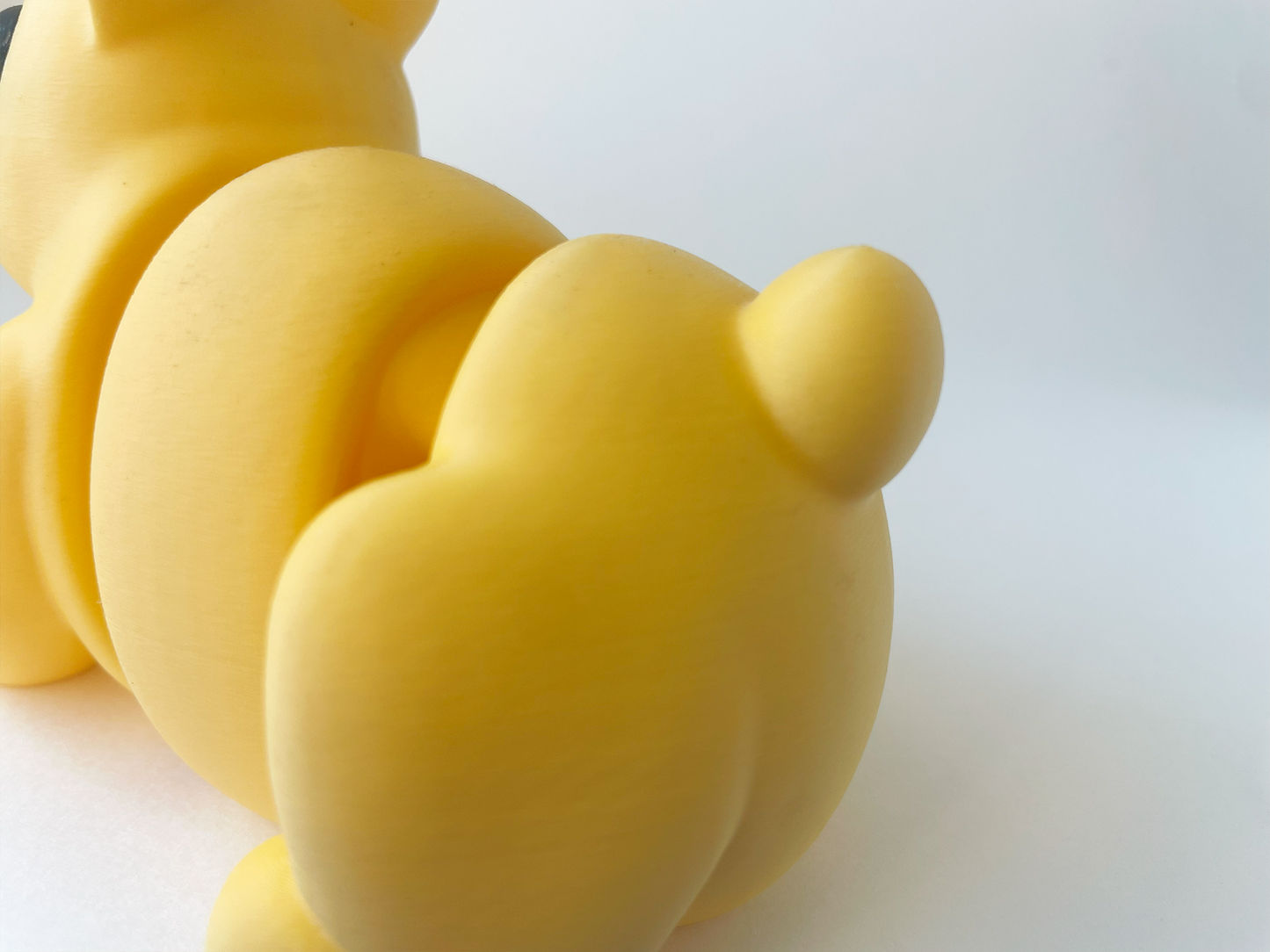 Easter's Yellow Bunny Fidget Toy - Medium High-Quality 3D-Printed Articulated Buddy with Tiki-Taka Noise for Indoor and Outdoor Play & Stress Relief