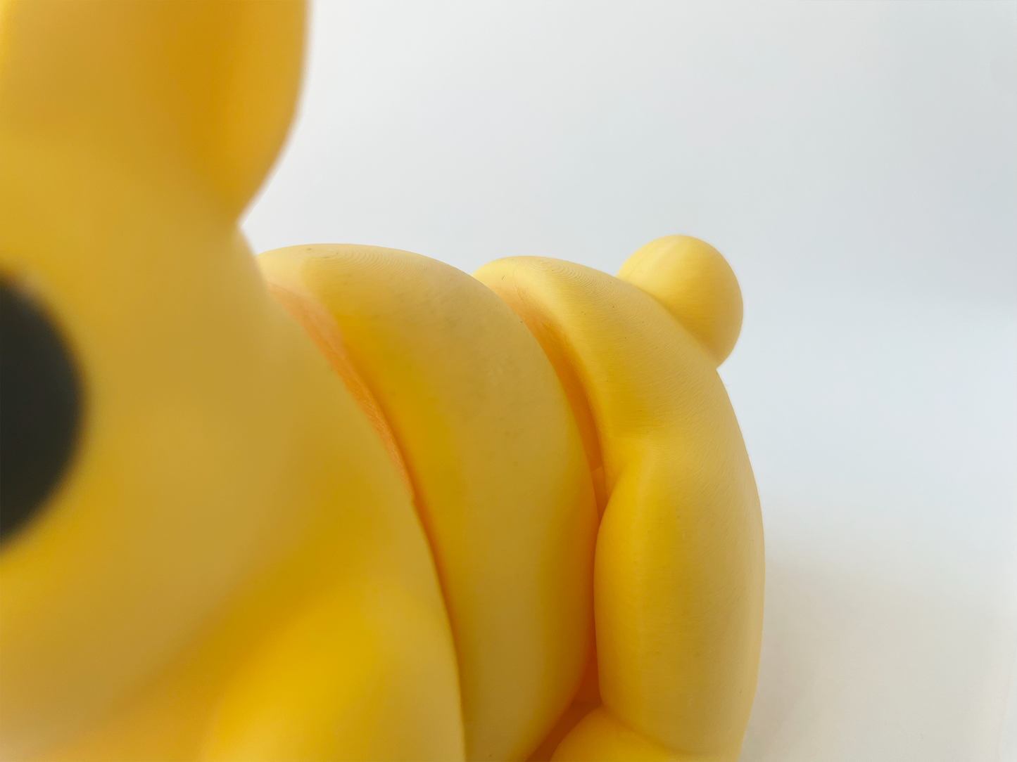 Easter's Yellow Bunny Fidget Toy - Medium High-Quality 3D-Printed Articulated Buddy with Tiki-Taka Noise for Indoor and Outdoor Play & Stress Relief