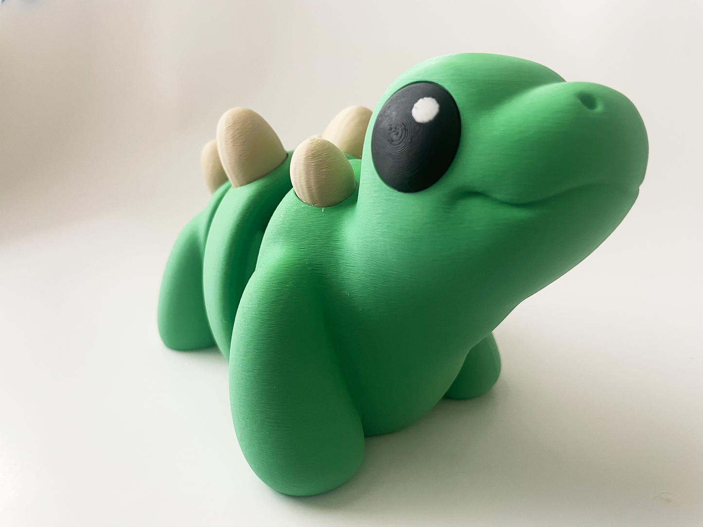 ZOU's BIG Green Stegosaurus Dino Fidget Toy - High-Quality 3D Printed Articulated Dinosaur for Indoor & Outdoor & Stress Relief Play